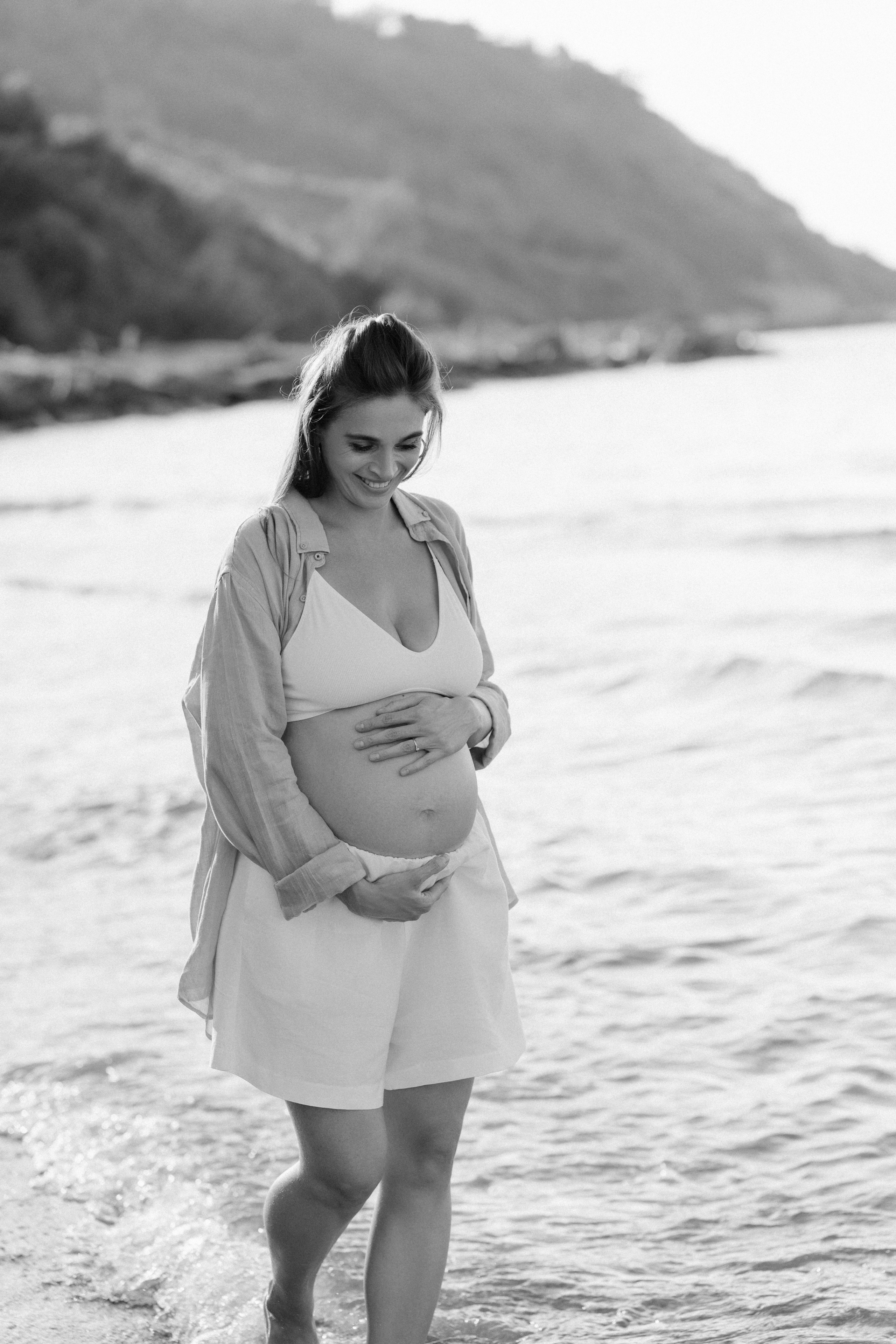 In dolce attesa. Fotografa Rimini