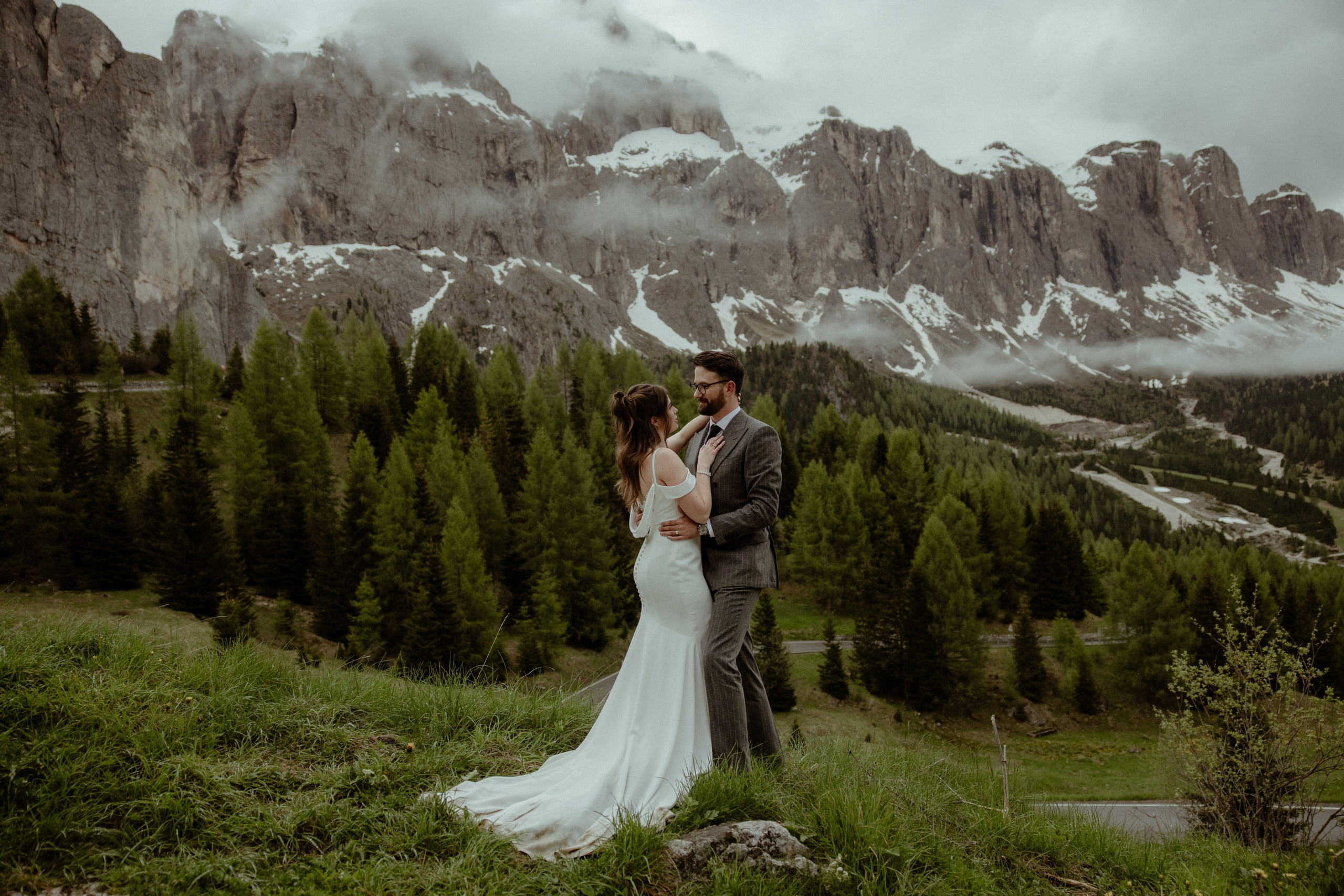 Dreamy elopement in Dolomites. Iceland elopement photo and video | Nikolaichik Photo