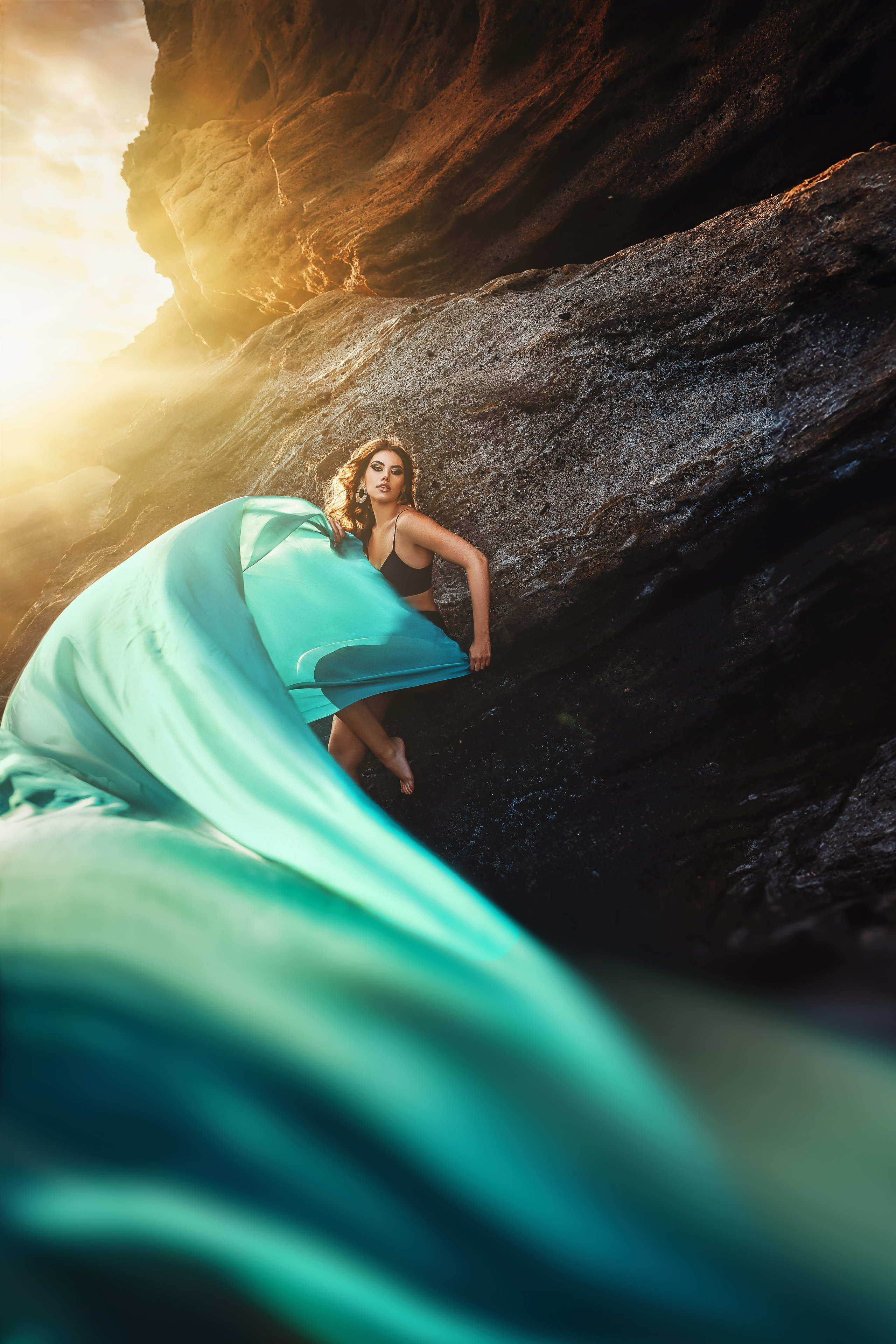 Шелк отрез 4 метра (разные цвета) 10€. Профессиональный фотограф на Тенерифе