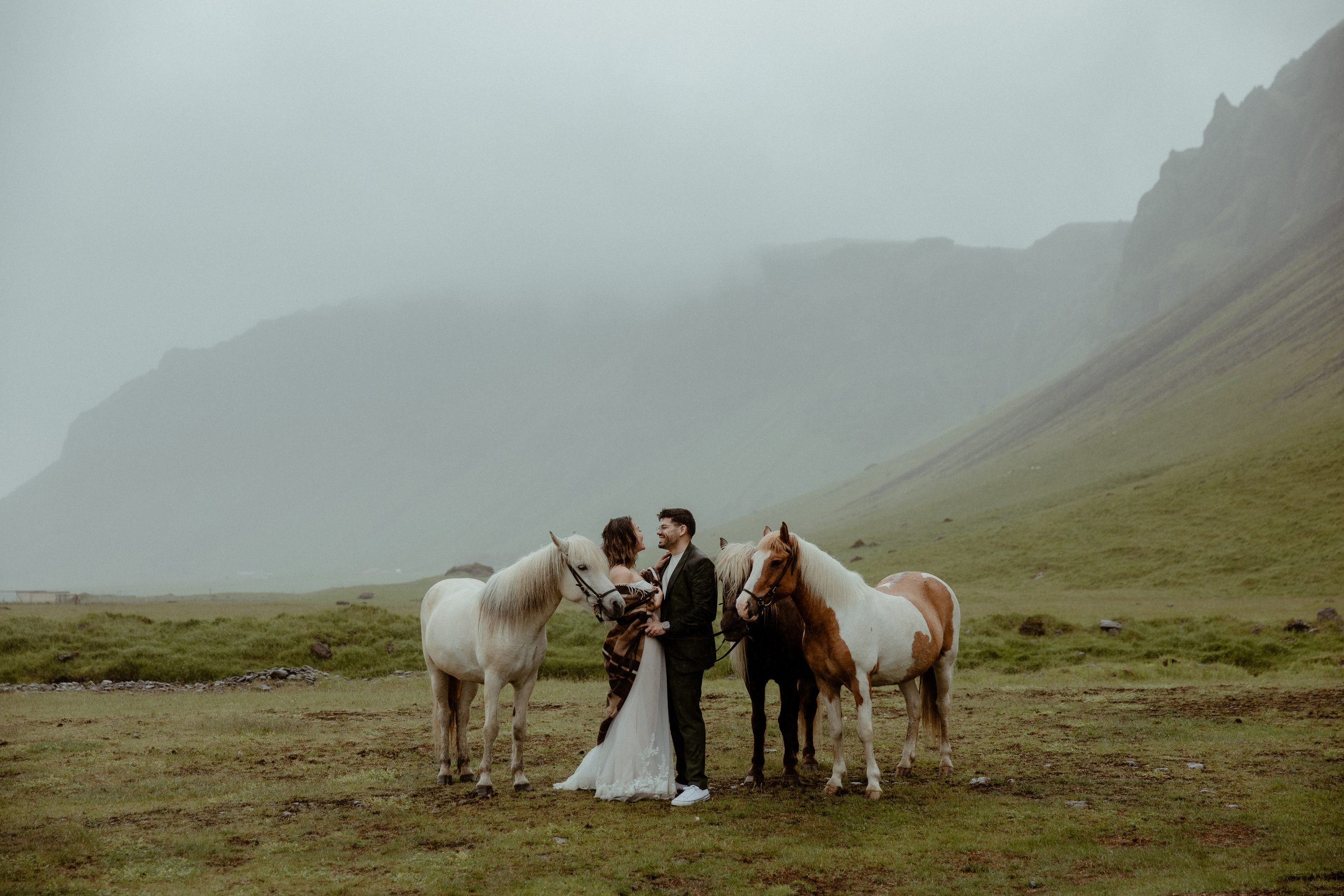 Elopement at Kvernufoss Waterfall. Iceland elopement photo and video | Nikolaichik Photo
