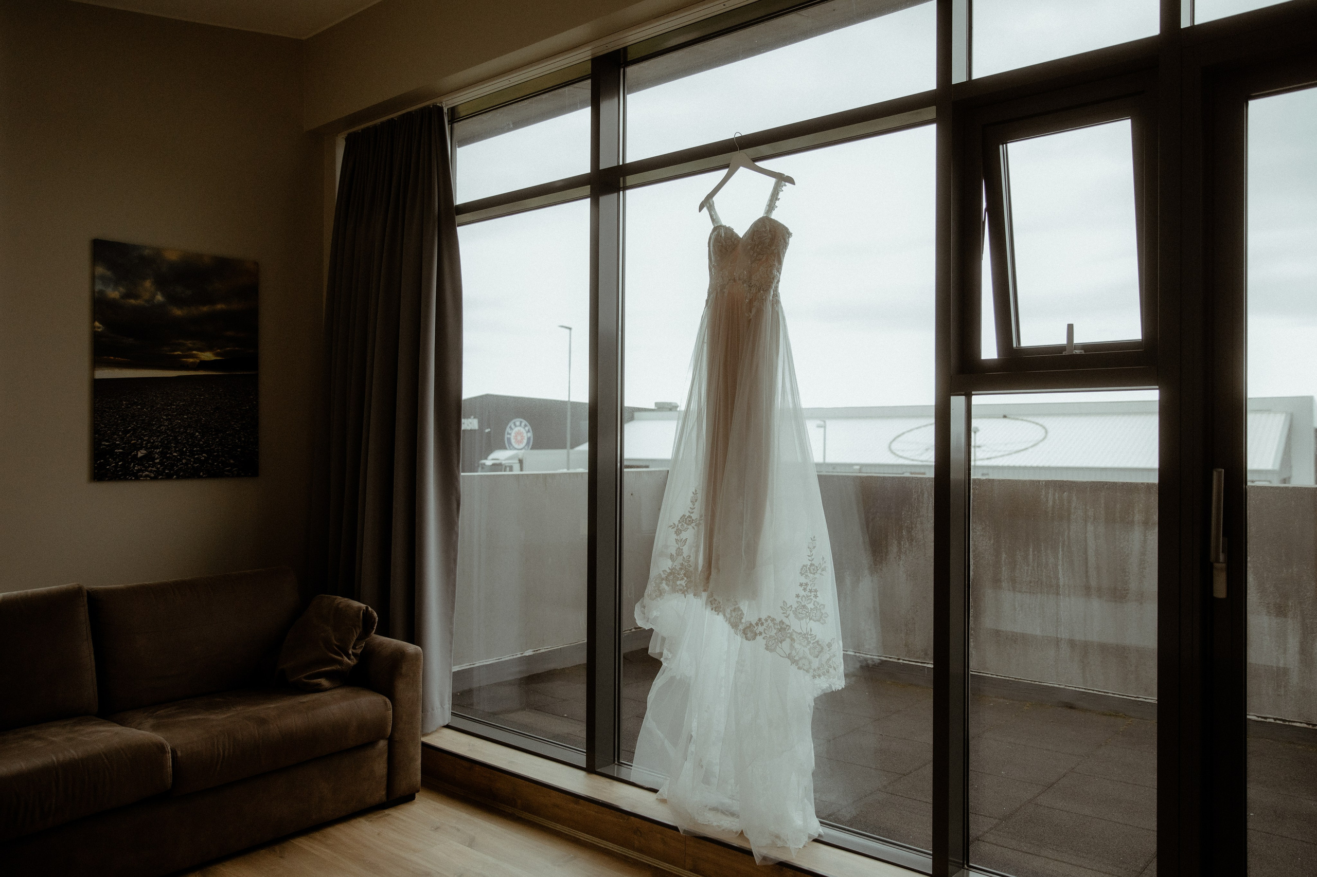 Elopement at Kvernufoss Waterfall. Iceland elopement photo and video | Nikolaichik Photo