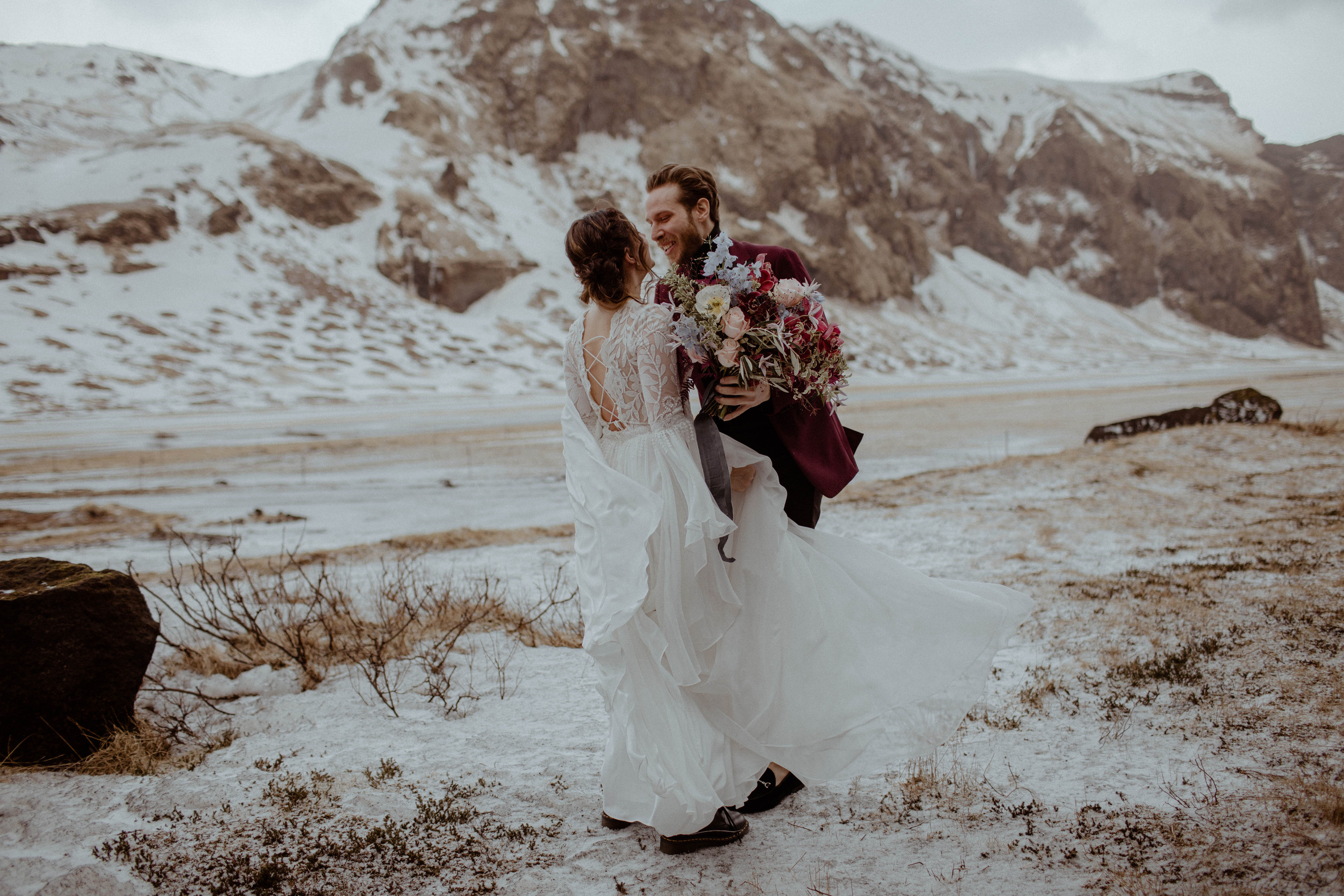 Meghan+Easton. Iceland elopement photo and video | Nikolaichik Photo