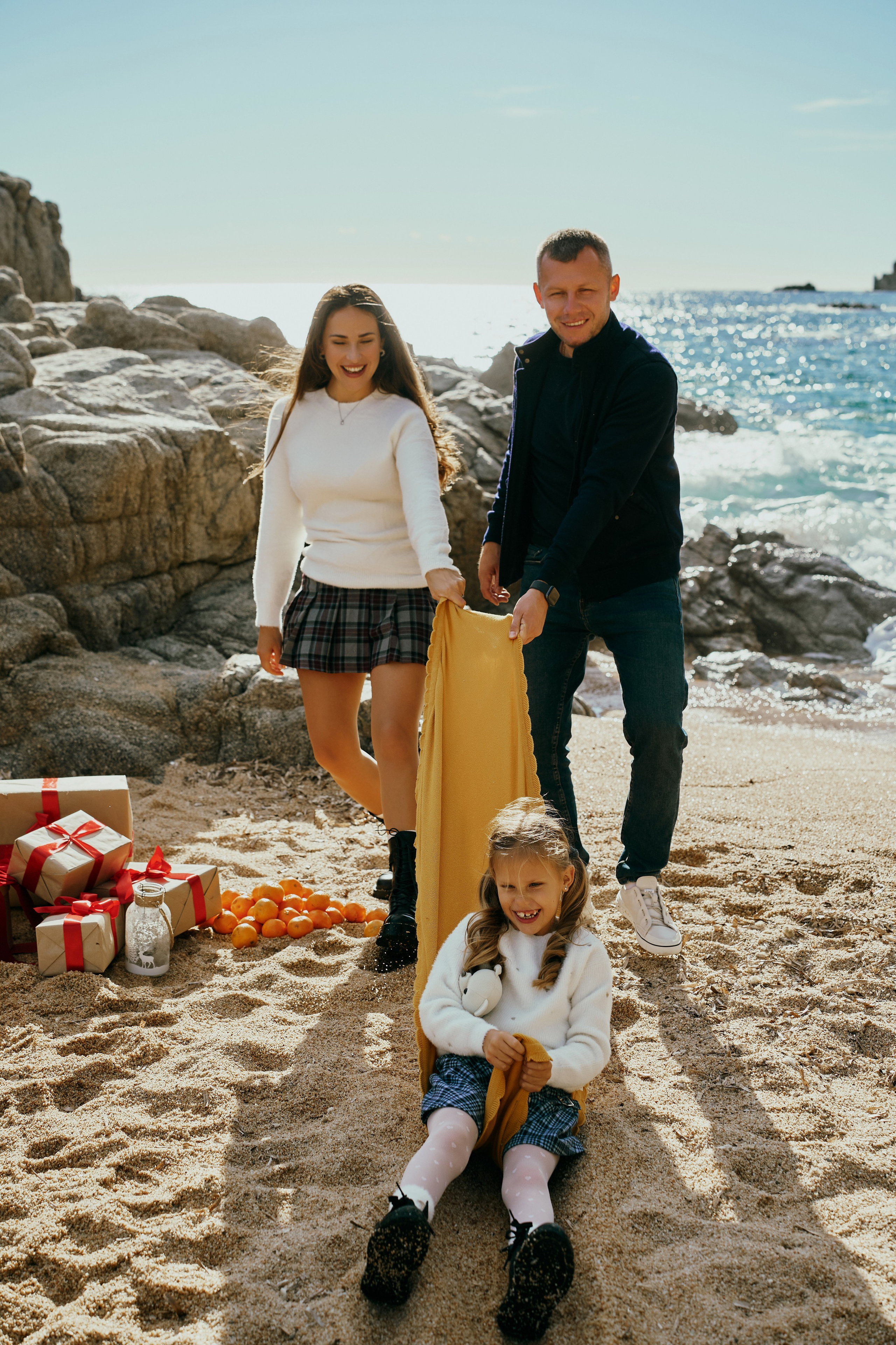 Рождество на пляже. Фотограф в Барселоне Жанна Захарченко