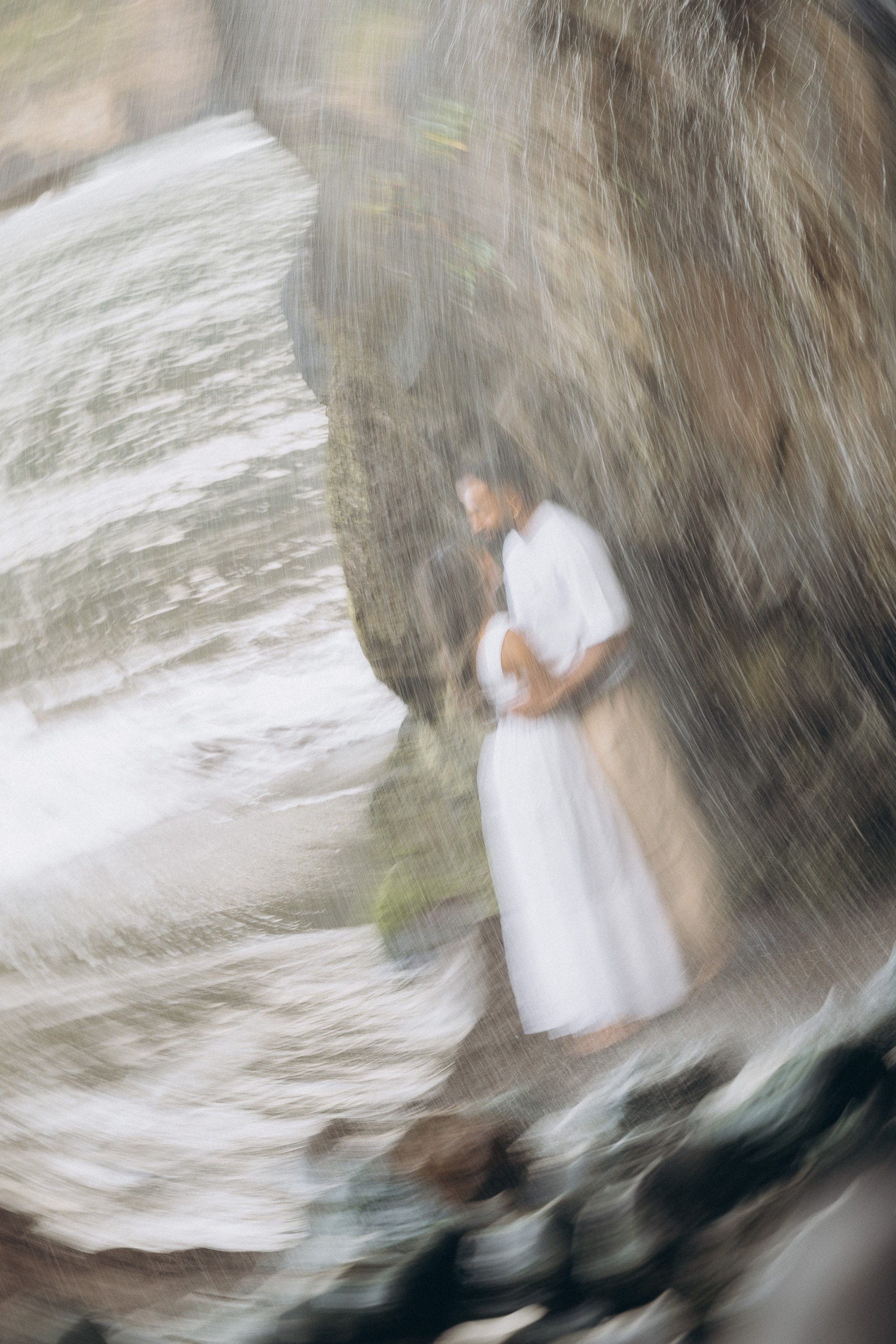 Proposal at Seixal Beach, Madeira – romantic engagement by the ocean, capturing intimate moments on the black sand shore