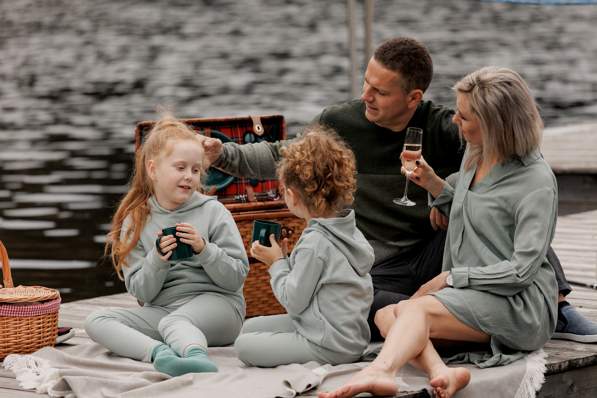 Рыбалка на озере. Семейный и свадебный фотограф в Франкфурте на Майне Алина Браун