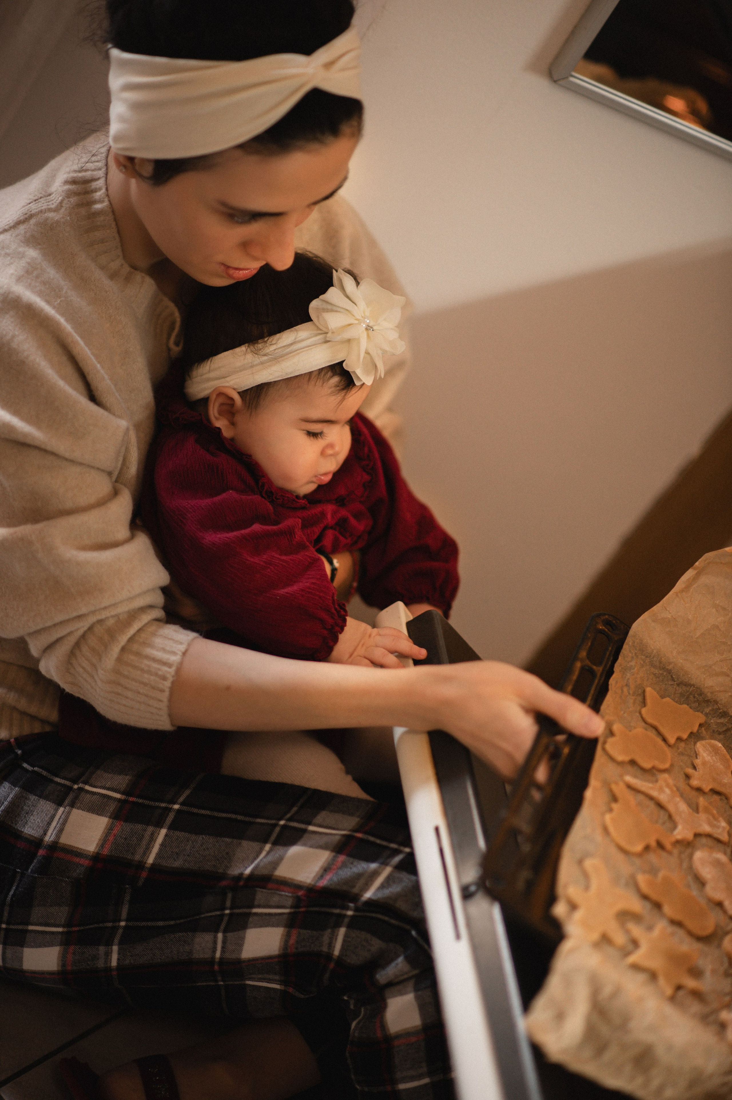 First Christmas. Family, children, portrait, and event photography in Thessaloniki