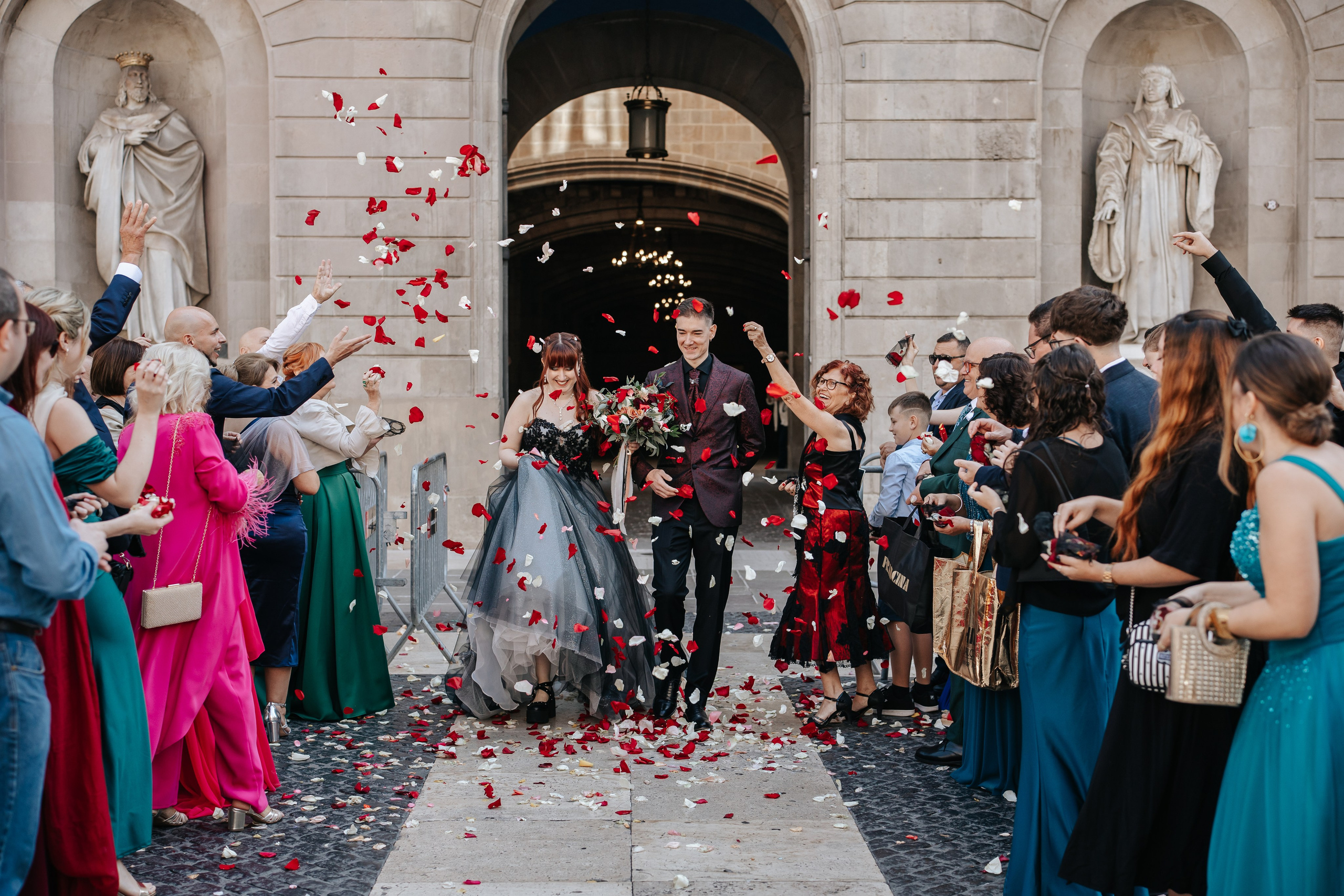 Alicia+Ruben, 04.10.2025, Ayuntamiento de Barcelona, Hotel Miramar. Fotógrafa de bodas en Cataluña
