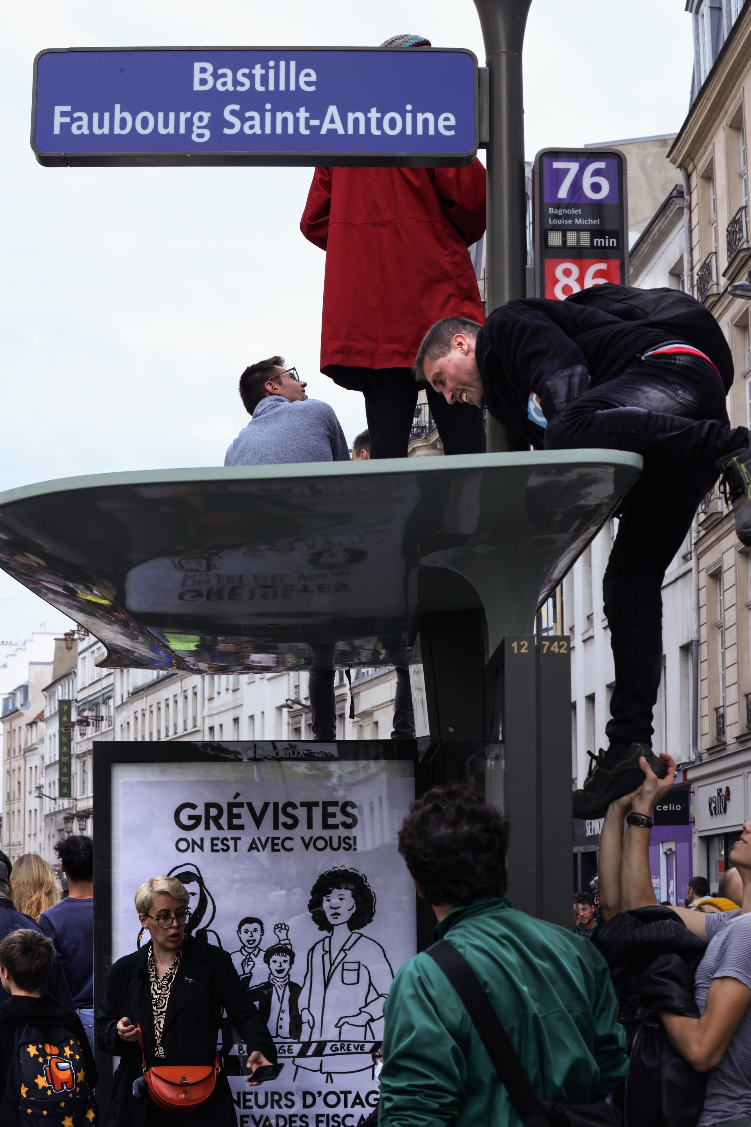 Manifestation 16 octobre 2022. Natalia Bogdanovska. Films et photographie corporate en France