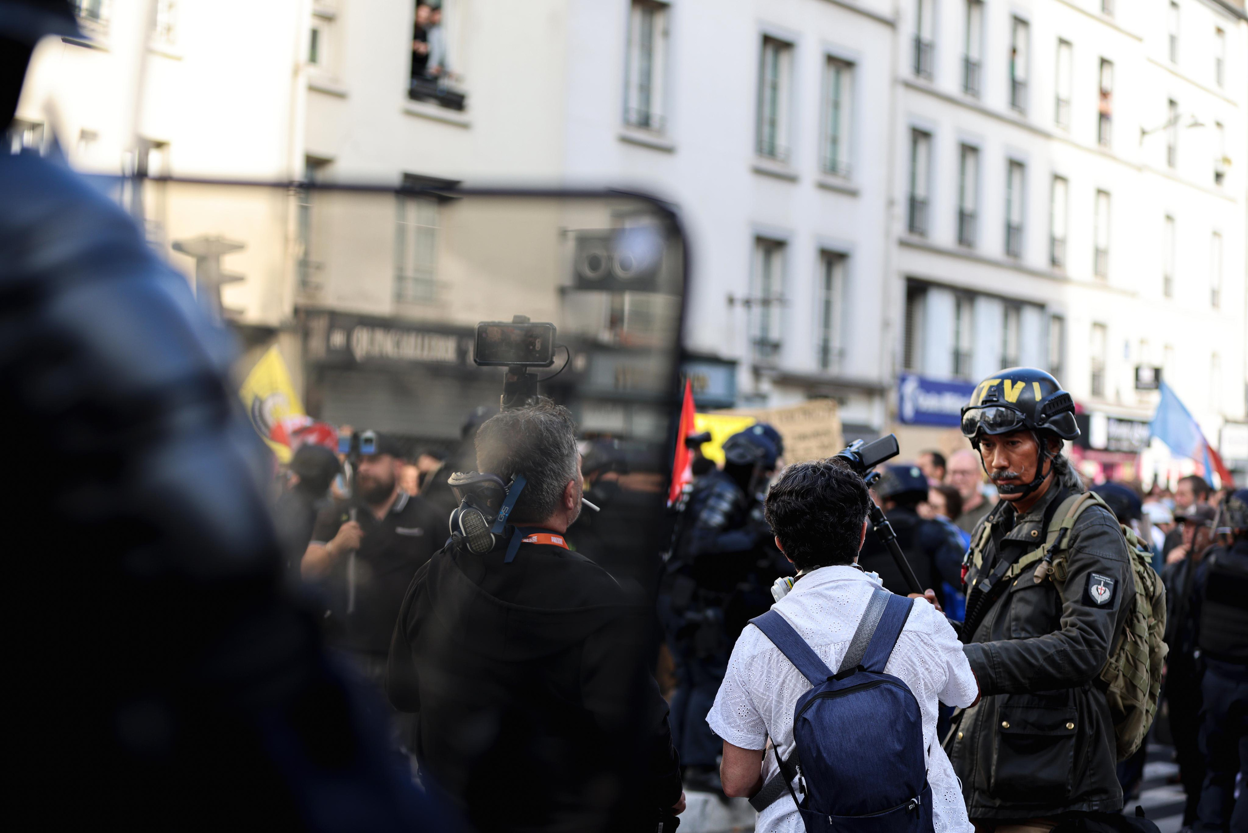 Manifestation 16 octobre 2022. Natalia Bogdanovska. Films et photographie corporate en France