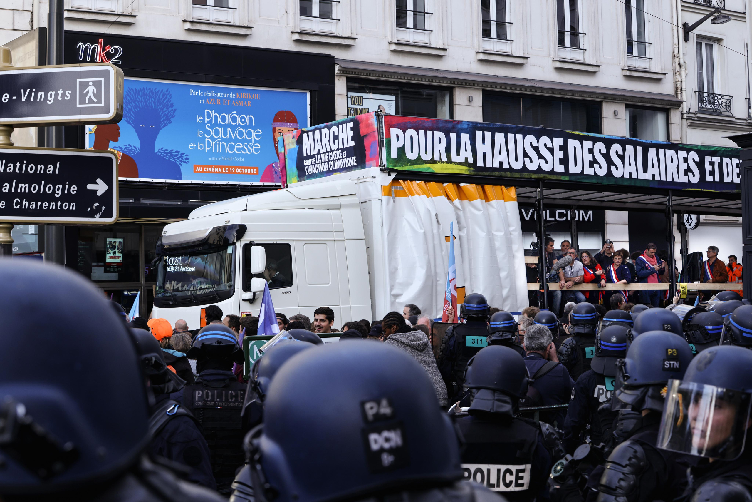Manifestation 16 octobre 2022. Natalia Bogdanovska. Films et photographie corporate en France