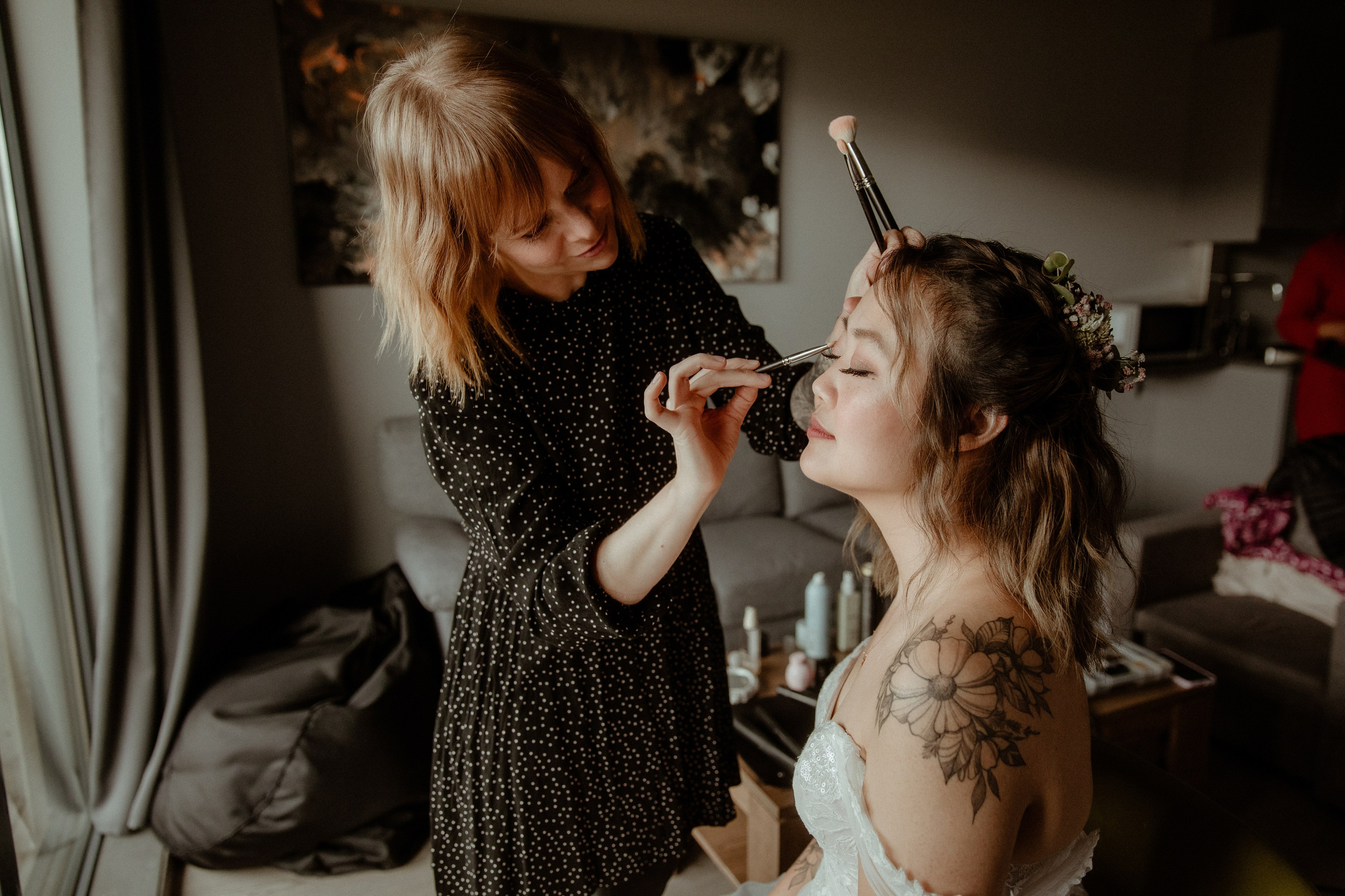 Elopement at Kvernufoss Waterfall. Iceland elopement photo and video | Nikolaichik Photo