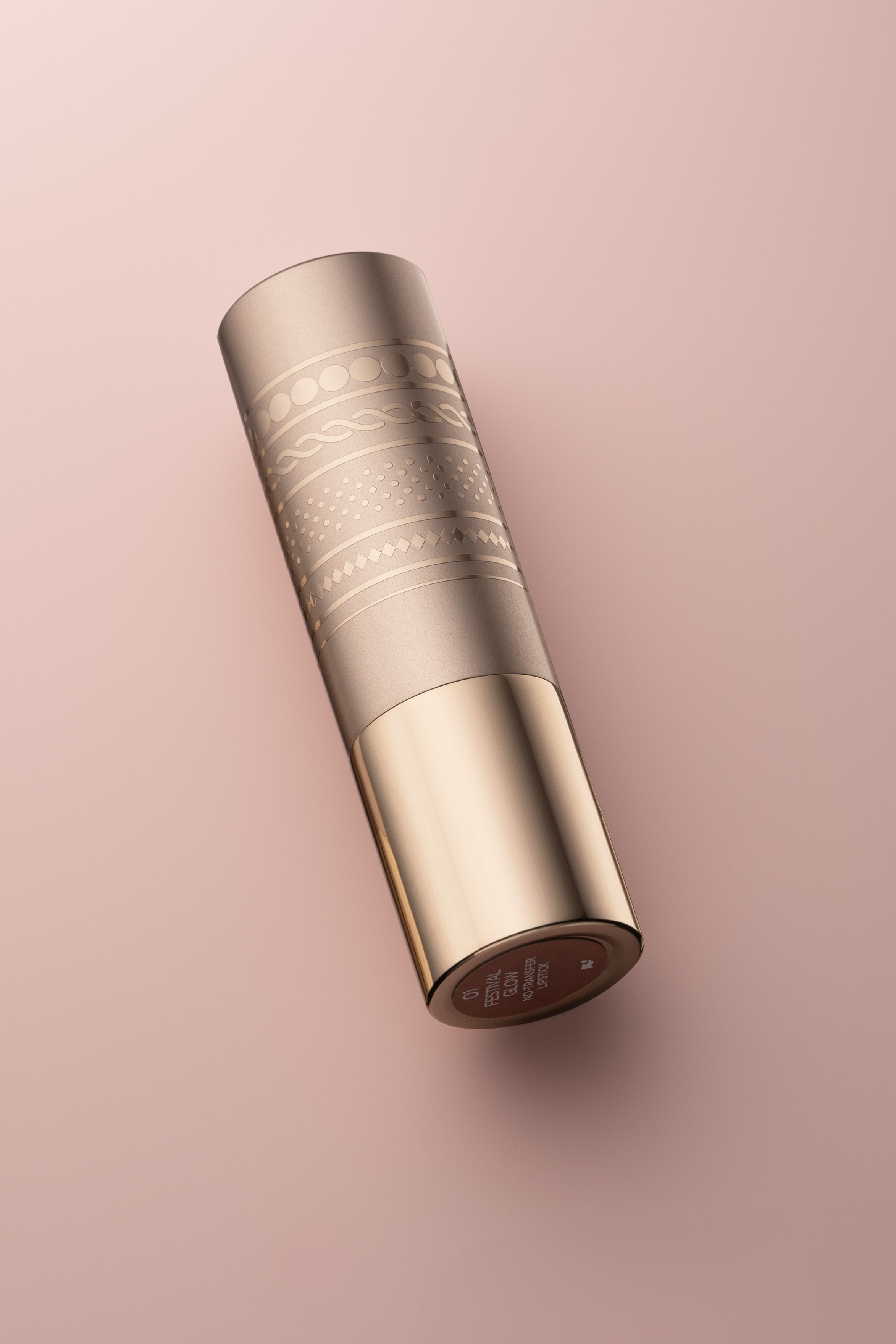 Fashion model posing for an advertising campaign in a studio