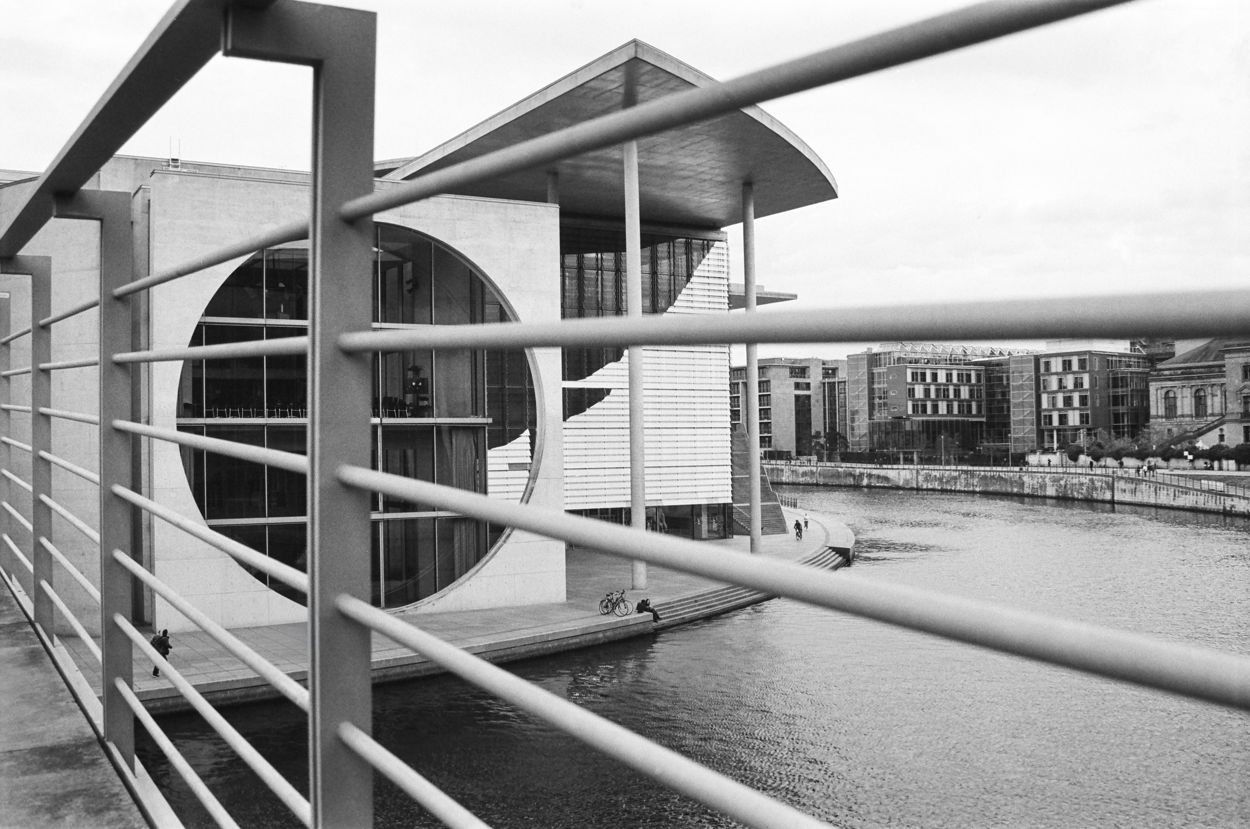 The Streets of Berlin in B&W