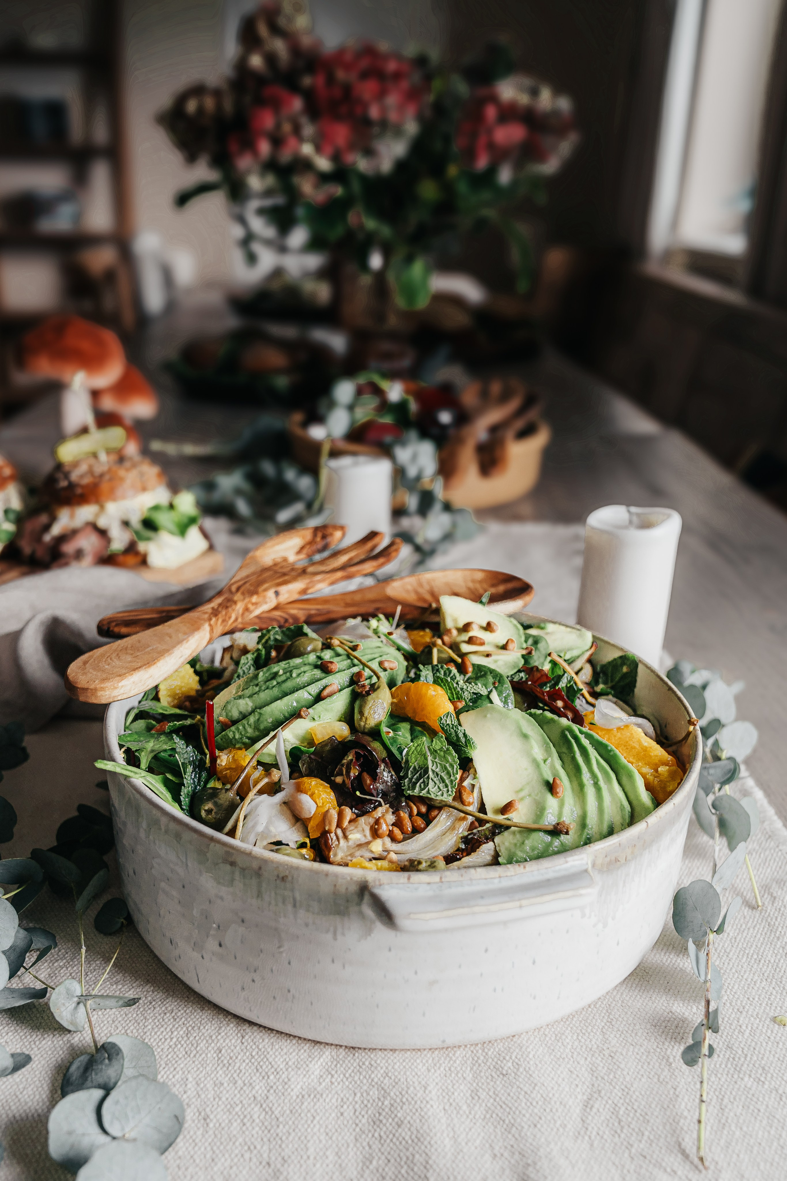 Retreat in Northumberland Roses Bowler, food photography, cake and catering photography, women run businesses, sandwiches and salads photoshoot , food photo styling