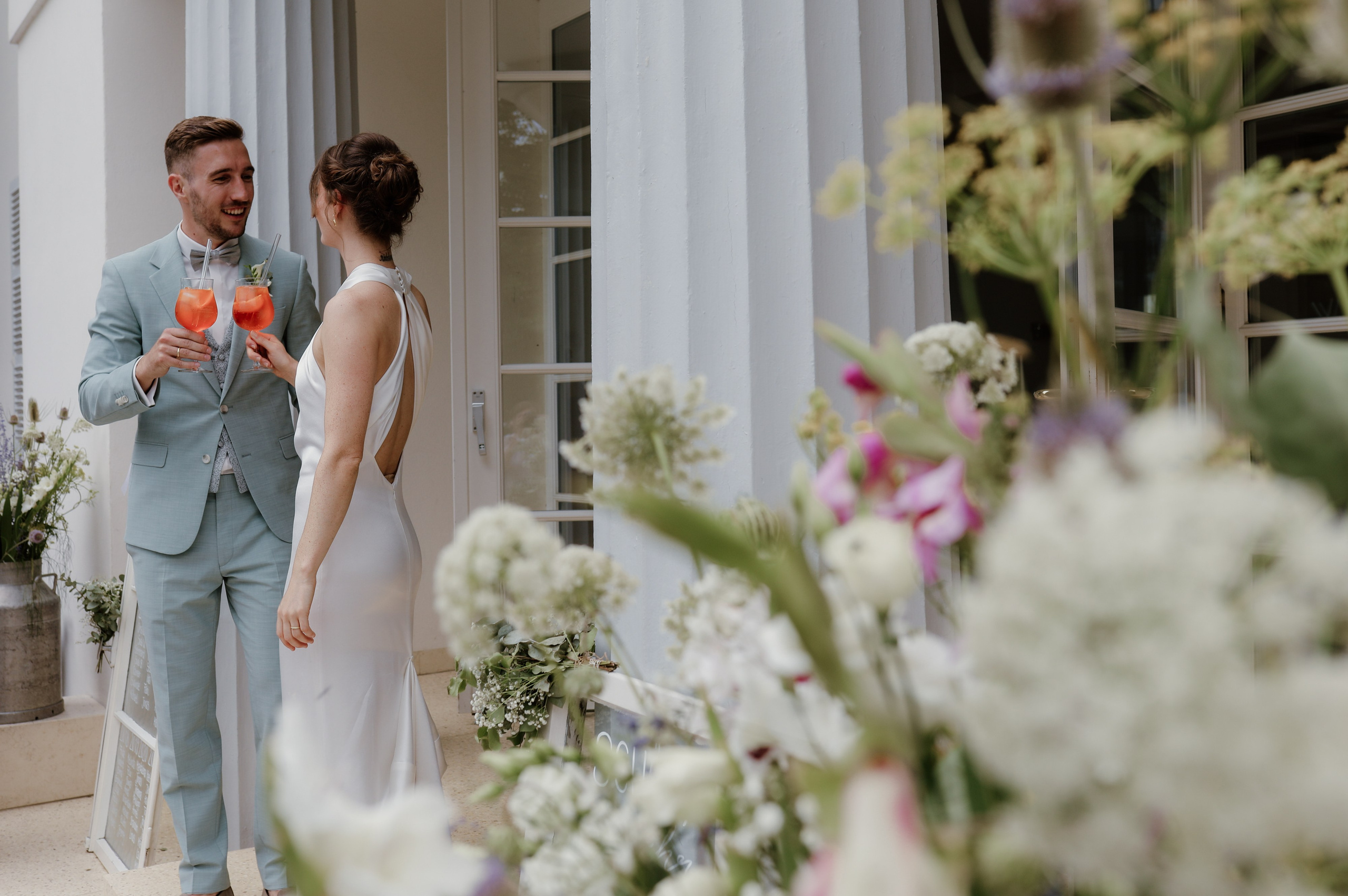 Elegante Hochzeitsdekoration im Schlösschen Limburgerhof – stilvolle Details Pfalz