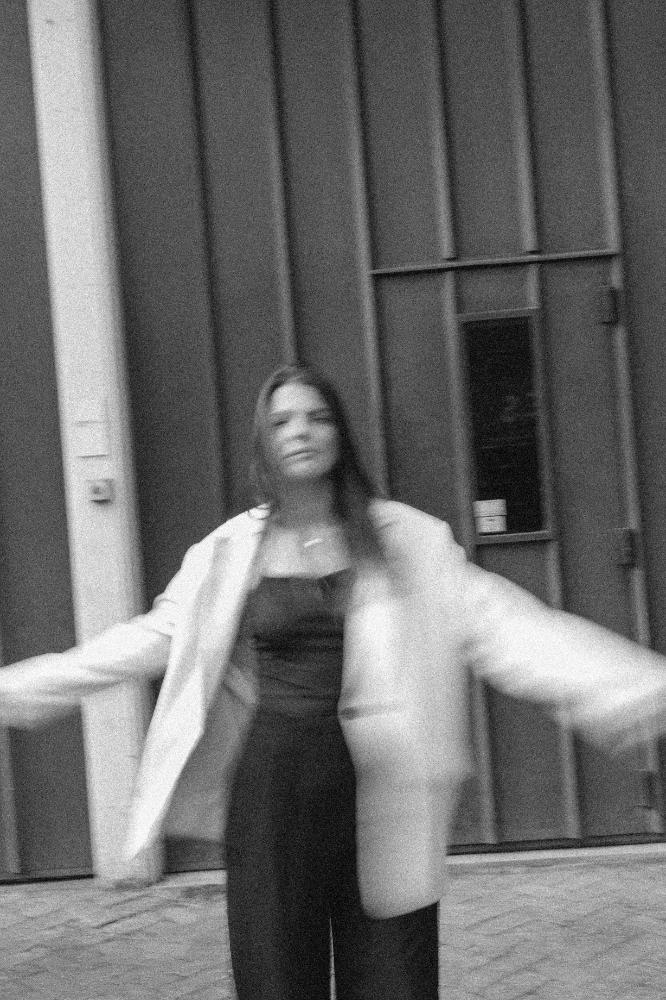 Daria. Shooting a photographer. True self