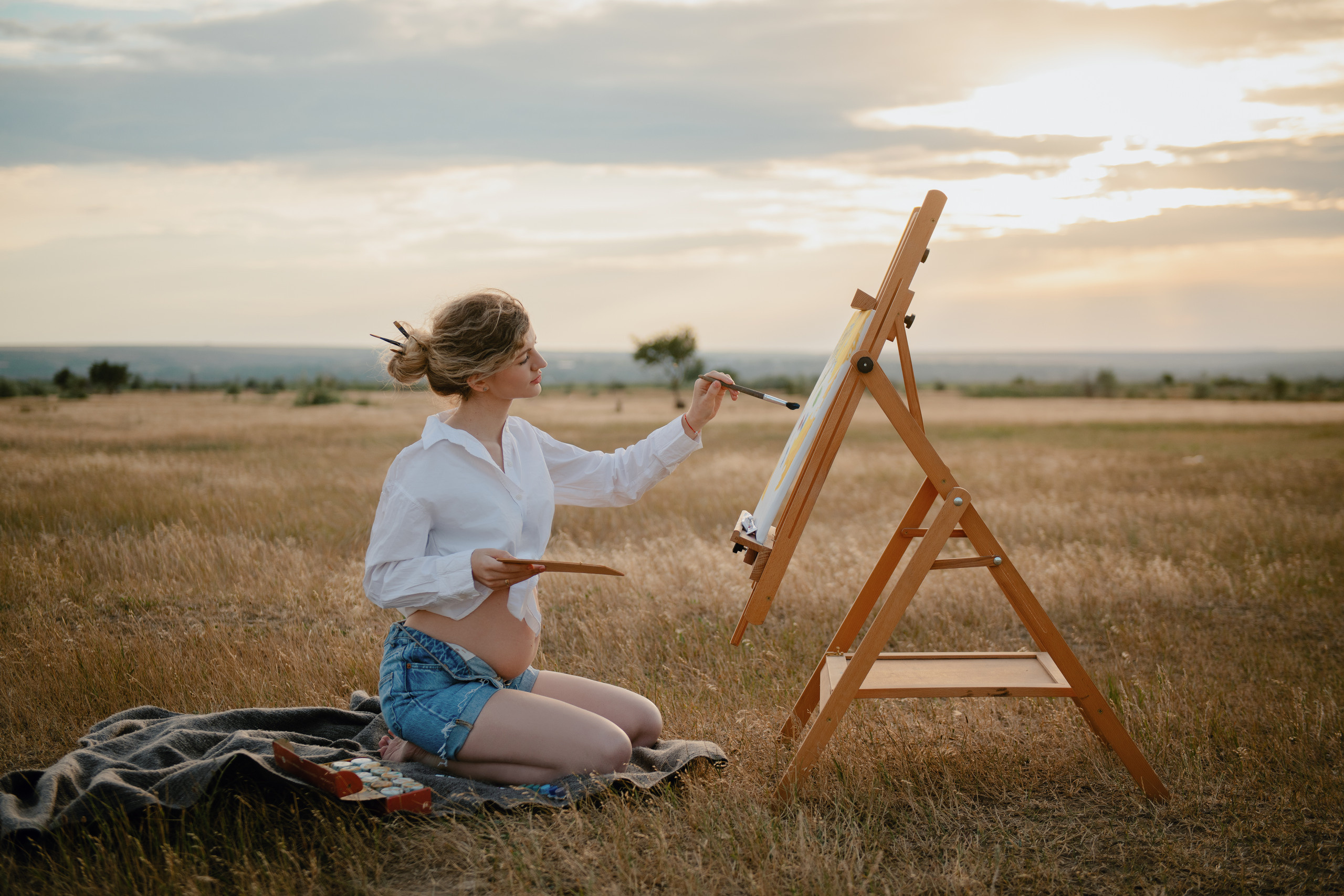 Family and maternity photography in Prague. Professional photographer in Prague Anastasia Haritonova