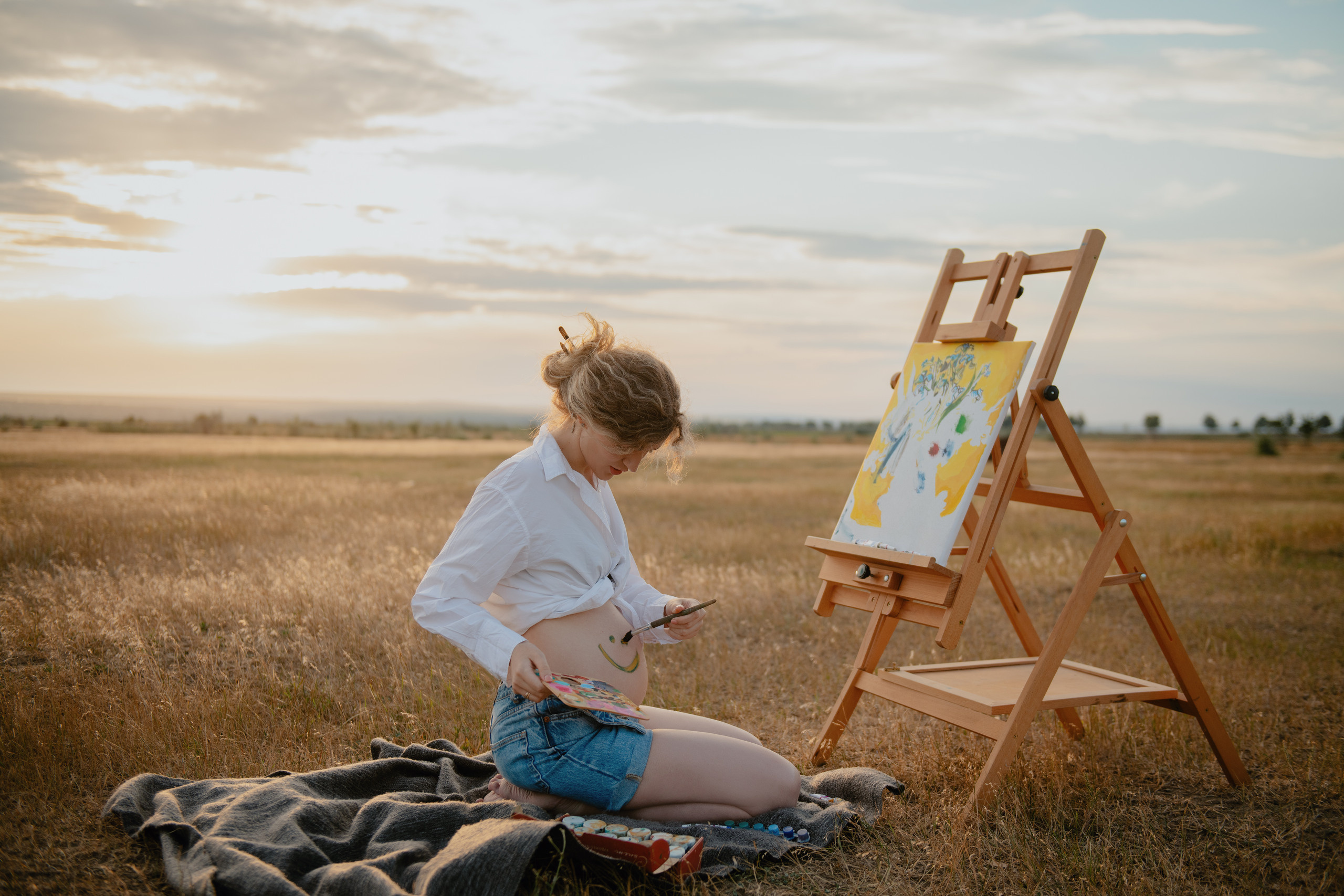 Family and maternity photography in Prague. Professional photographer in Prague Anastasia Haritonova