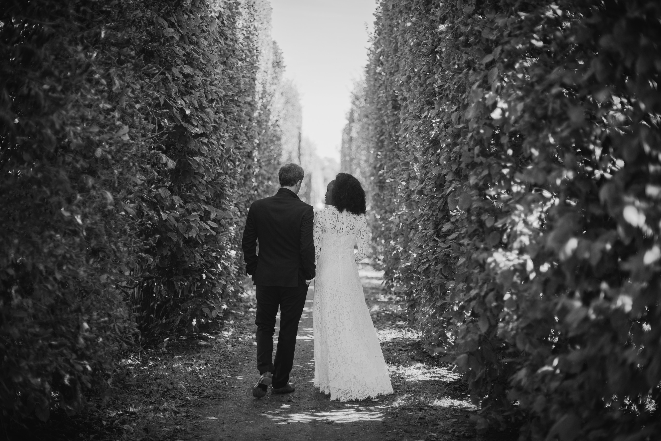 Wedding photography in Břevnov Monastery in Prague. Professional photographer in Prague Anastasia Haritonova