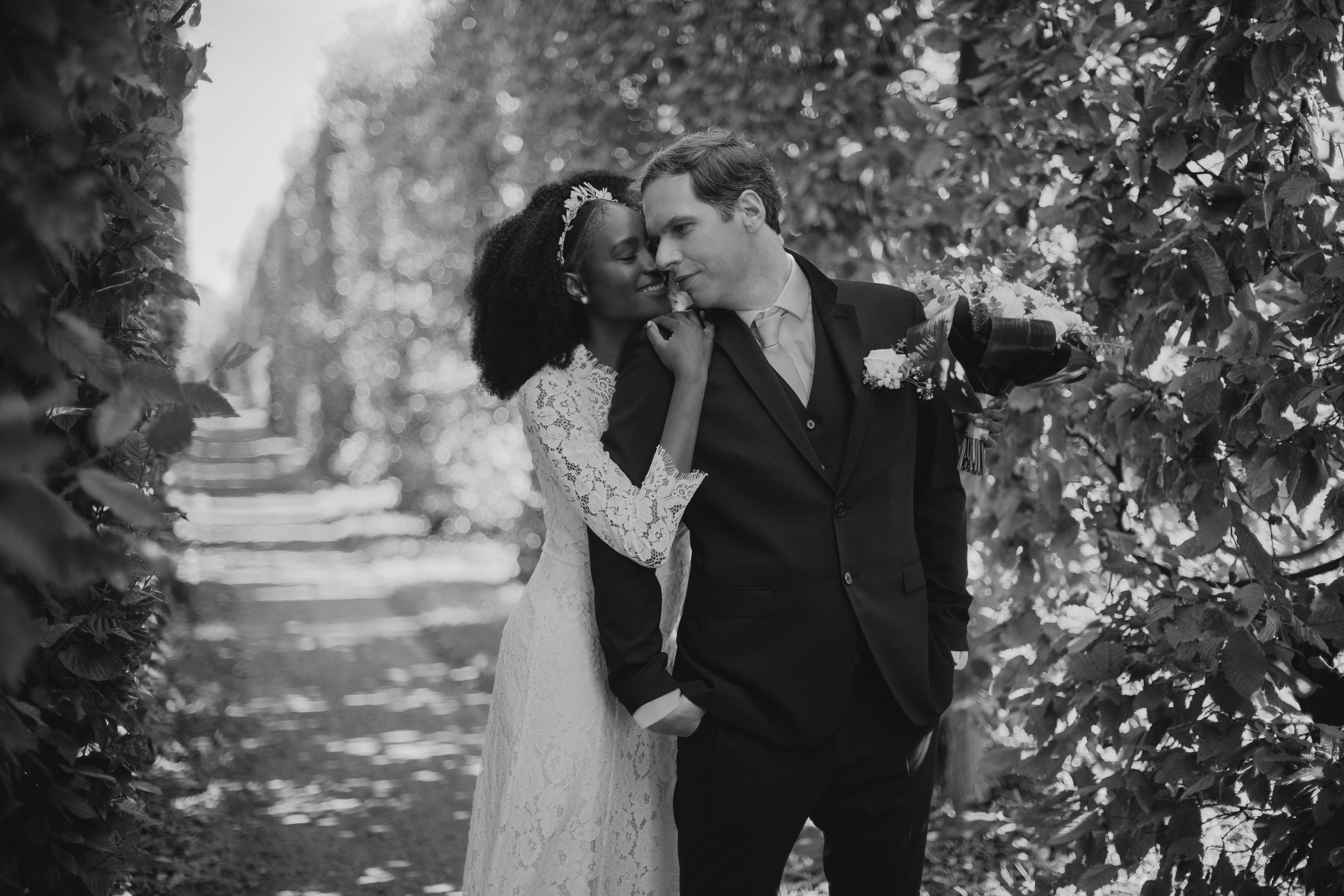 Wedding photography in Břevnov Monastery in Prague. Professional photographer in Prague Anastasia Haritonova