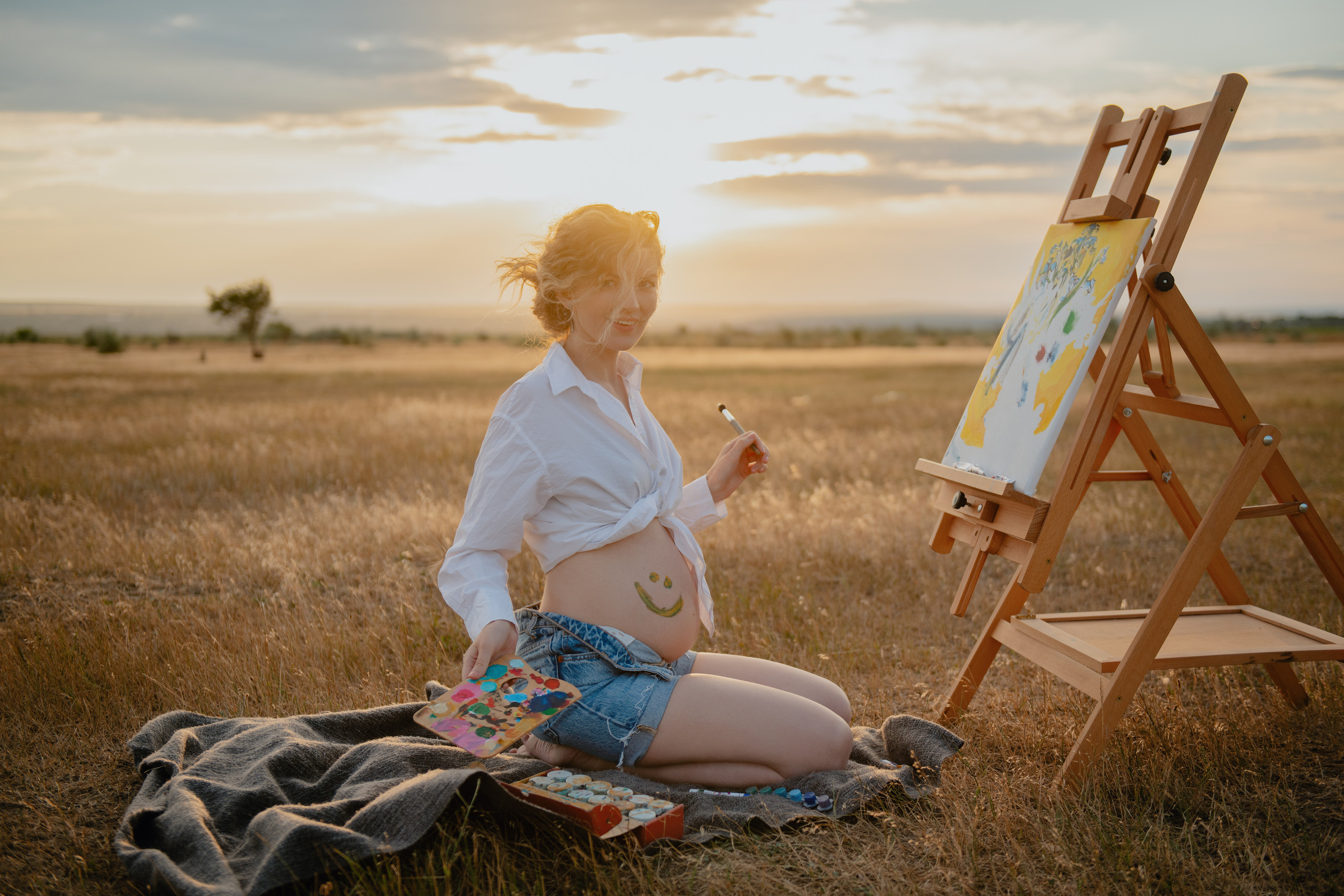 Family and maternity photography in Prague. Professional photographer in Prague Anastasia Haritonova