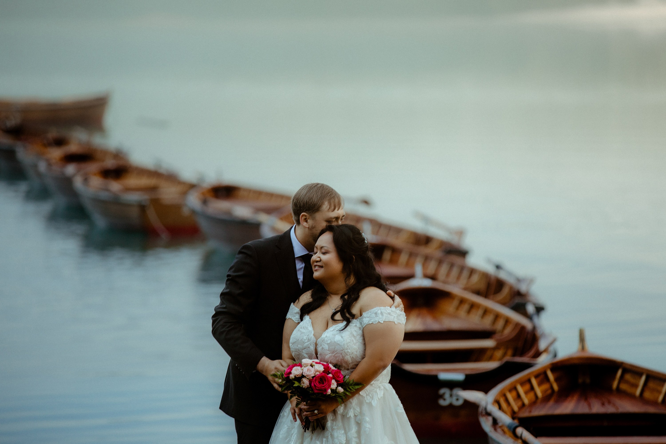 Secret Dolomites elopement at Lago di Braies & Cadini di Misurina | Best place to elope in Italy. Iceland elopement photographer & videographer