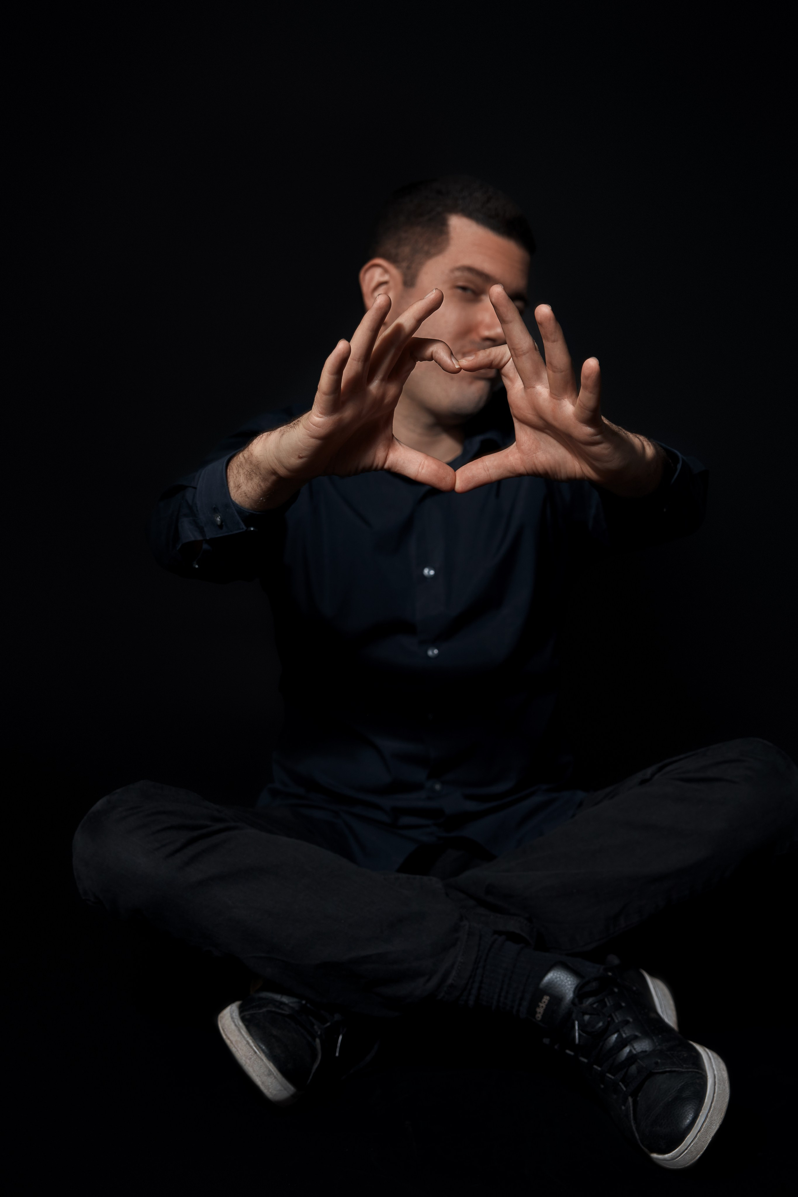 Studio-Shooting. Portraitfotografin Natalia Calcagnile