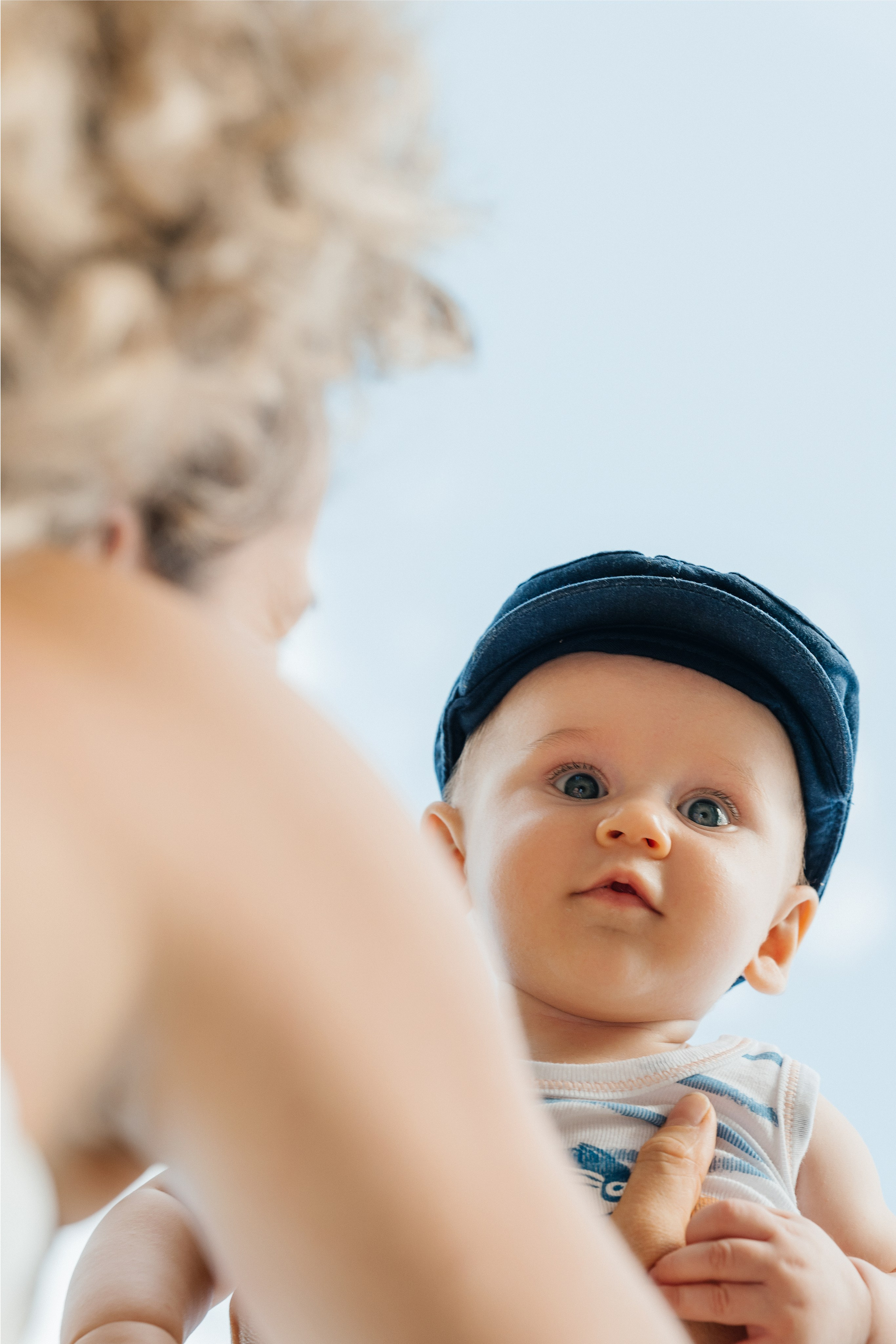 Séance photo d'une mère avec son fils en Provence