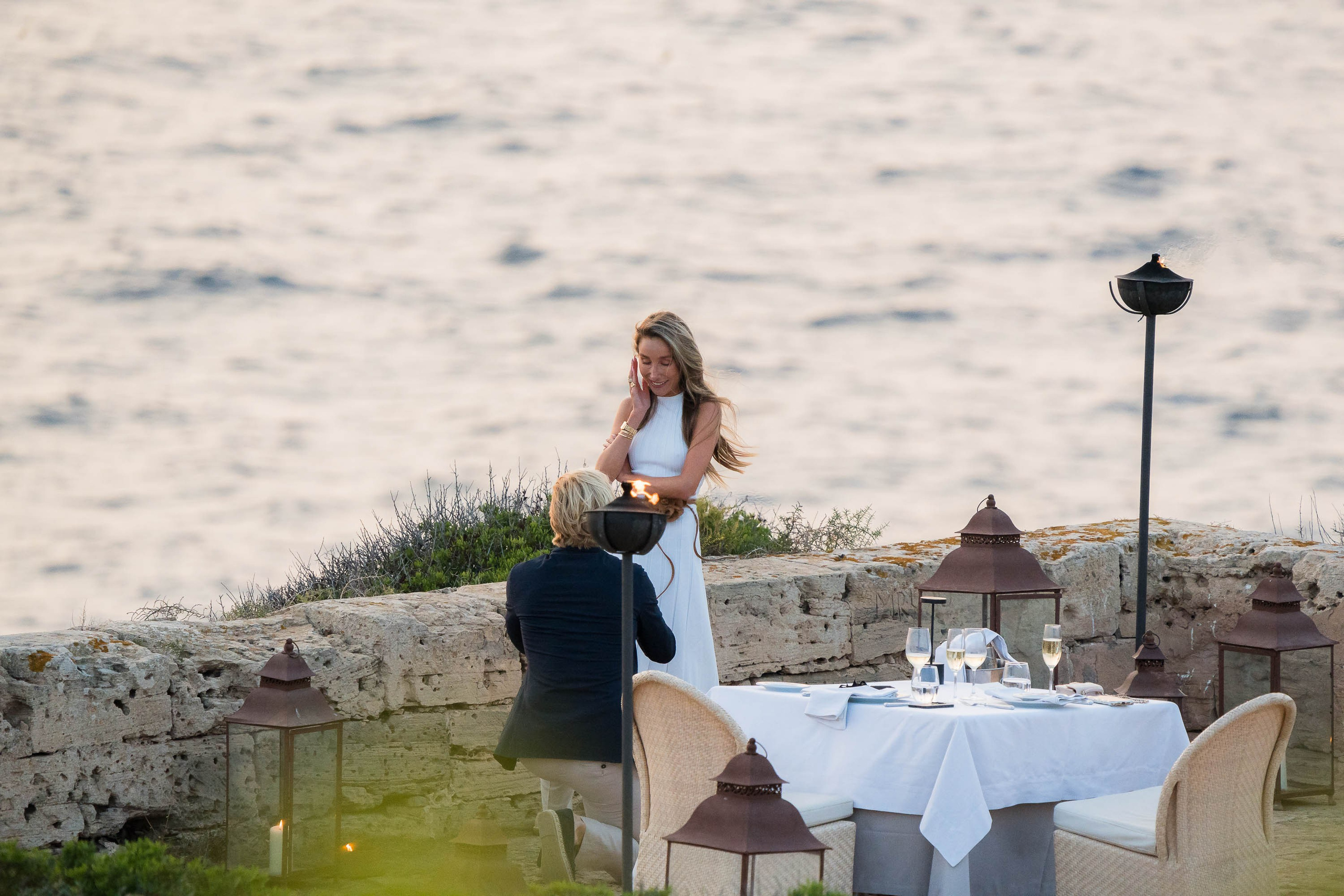 Romantic Wedding Proposal at Cap Rocat. Mallorca Wedding, Corporate & Social Photographer