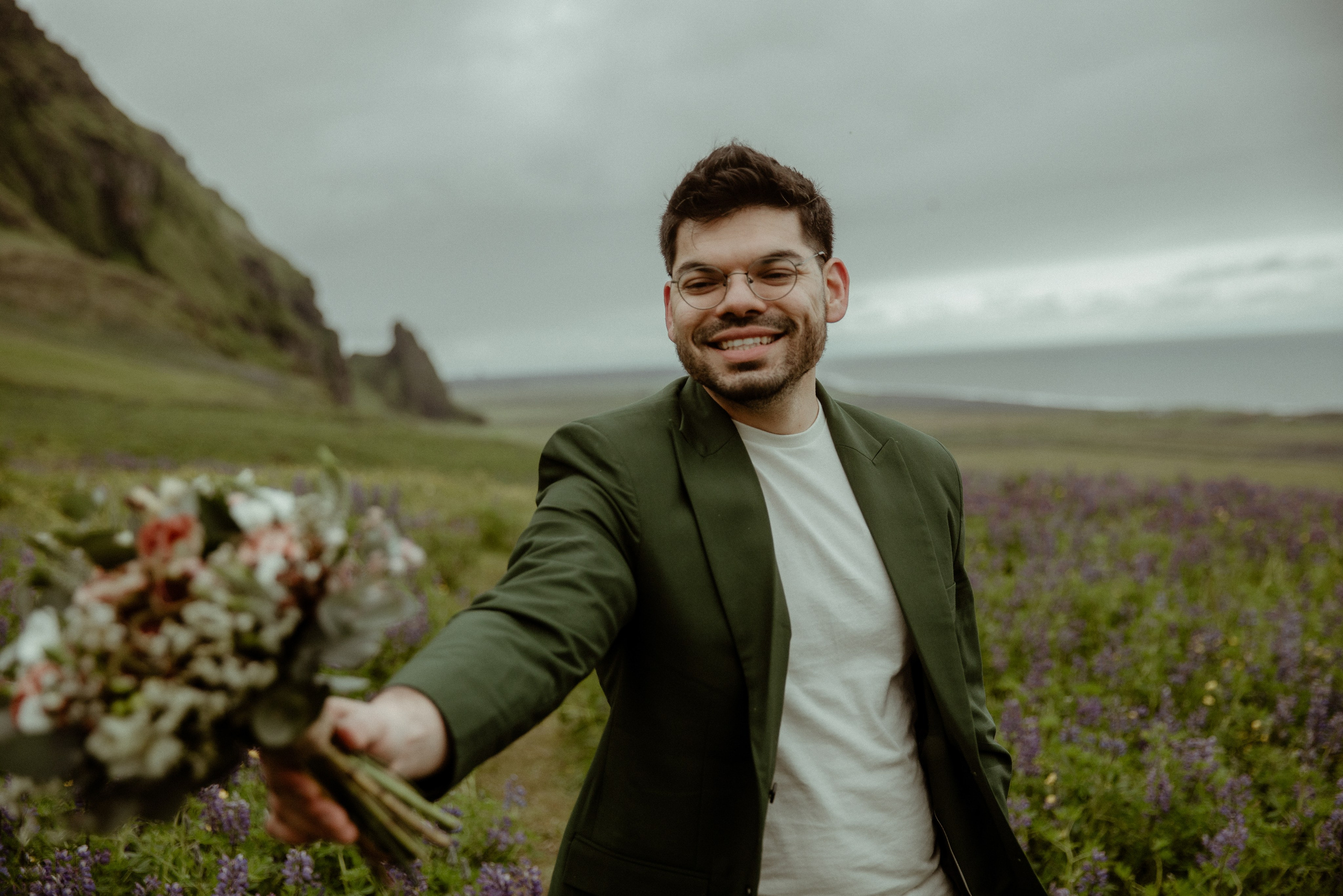 Elopement at Kvernufoss Waterfall. Iceland elopement photo and video | Nikolaichik Photo