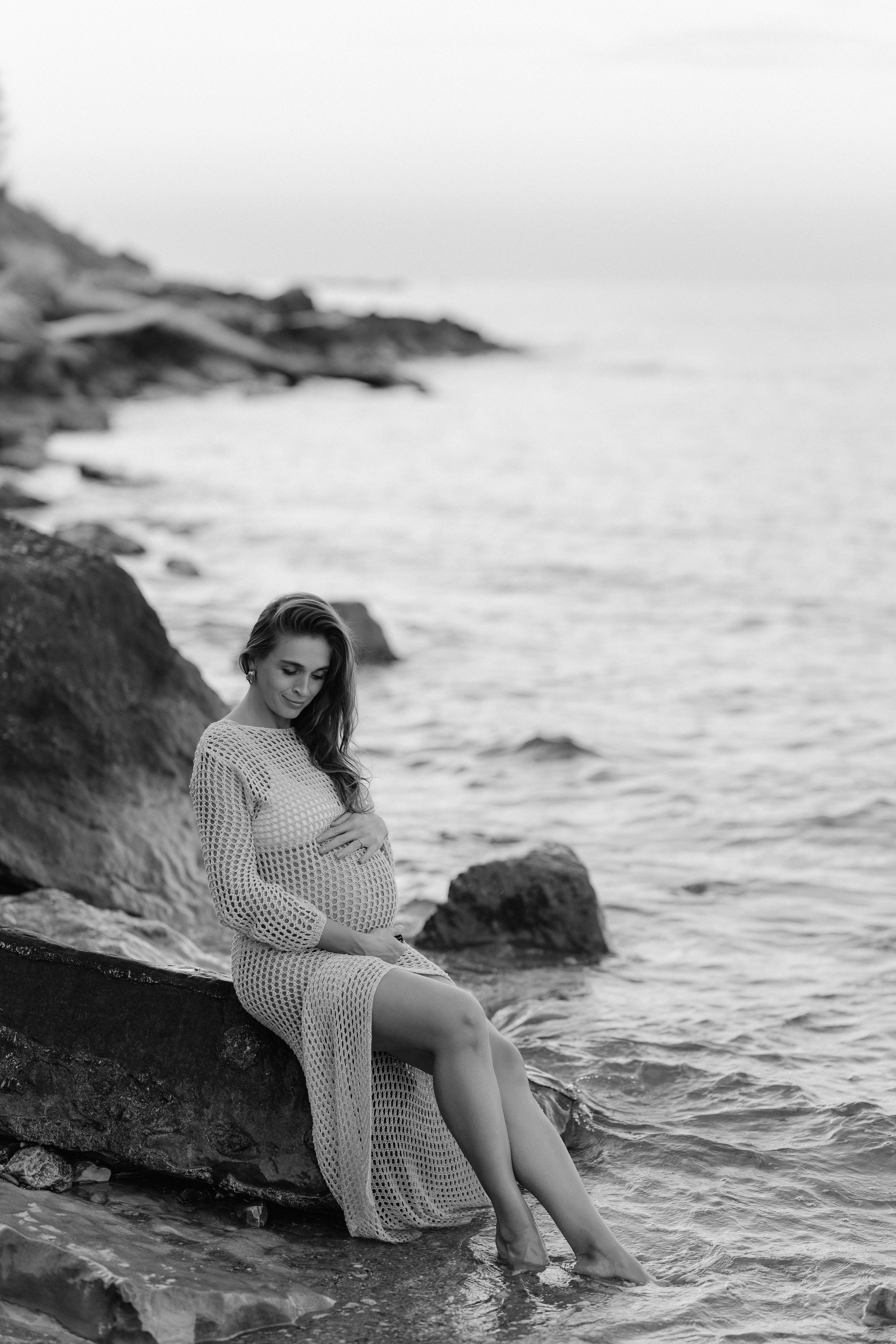 In dolce attesa. Fotografa Rimini