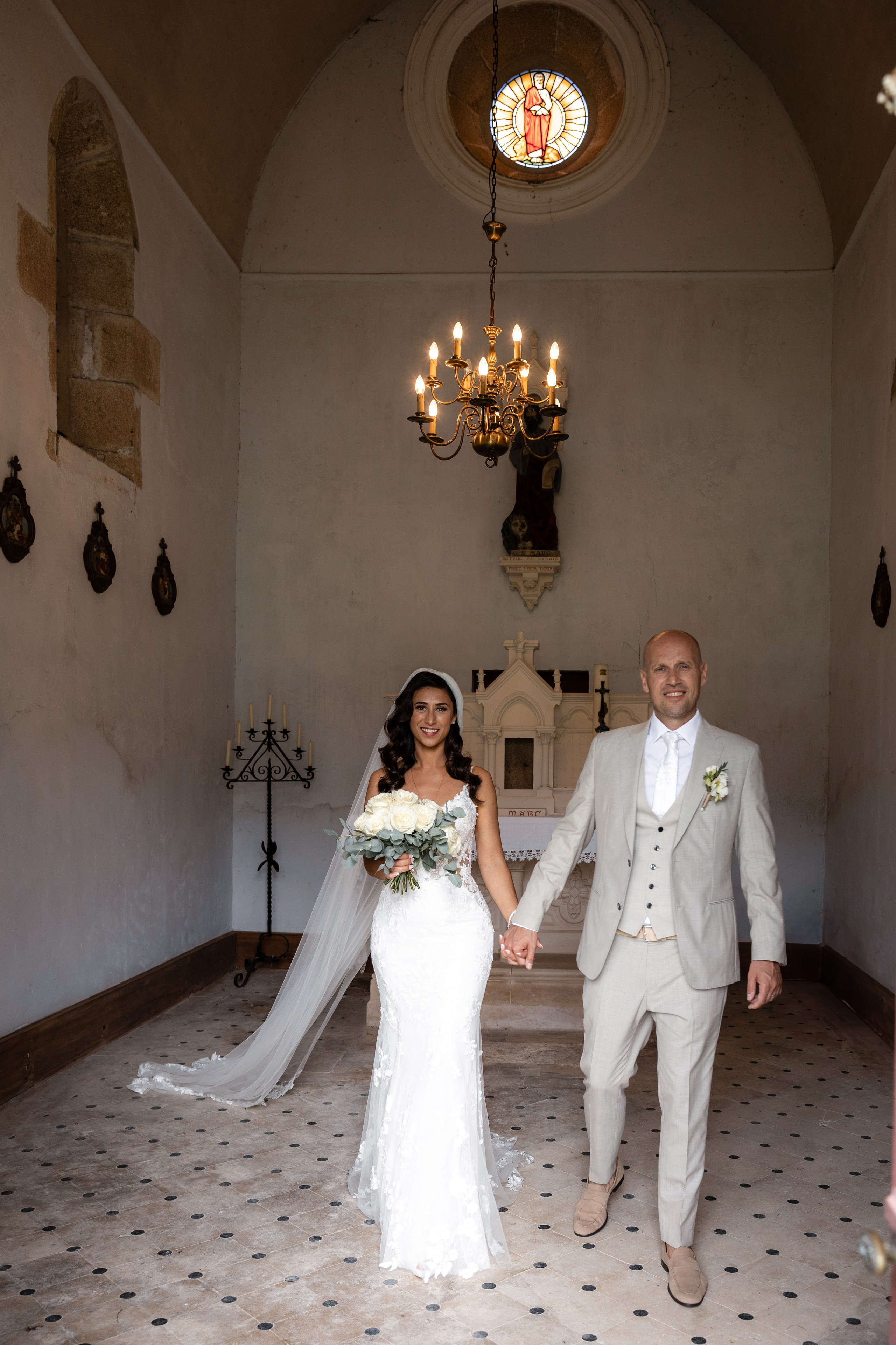 Roxane & Denis. Wedding at Abbaye du Palais, Thauron, France. June 29, 2024. Евгения Смирнова — фотограф в Тулузе и юго-западной Франции