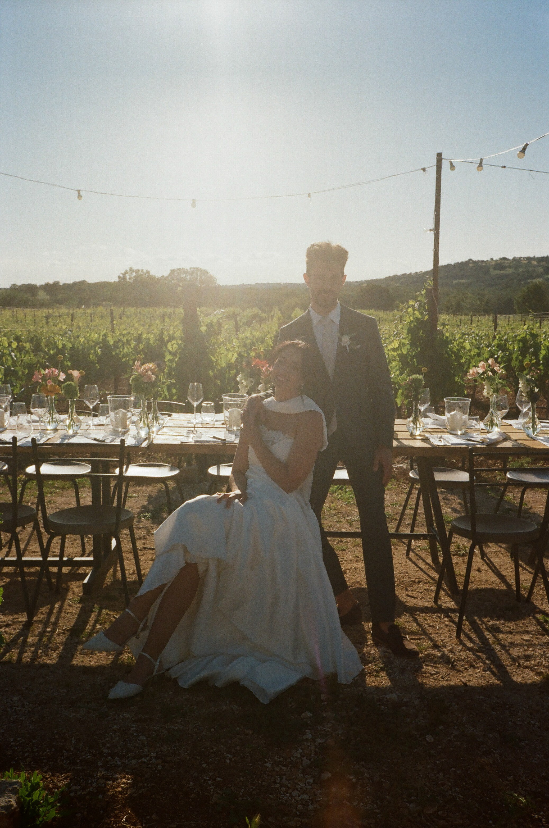 Stephanie & Christian film photos. Wedding photographer Italy