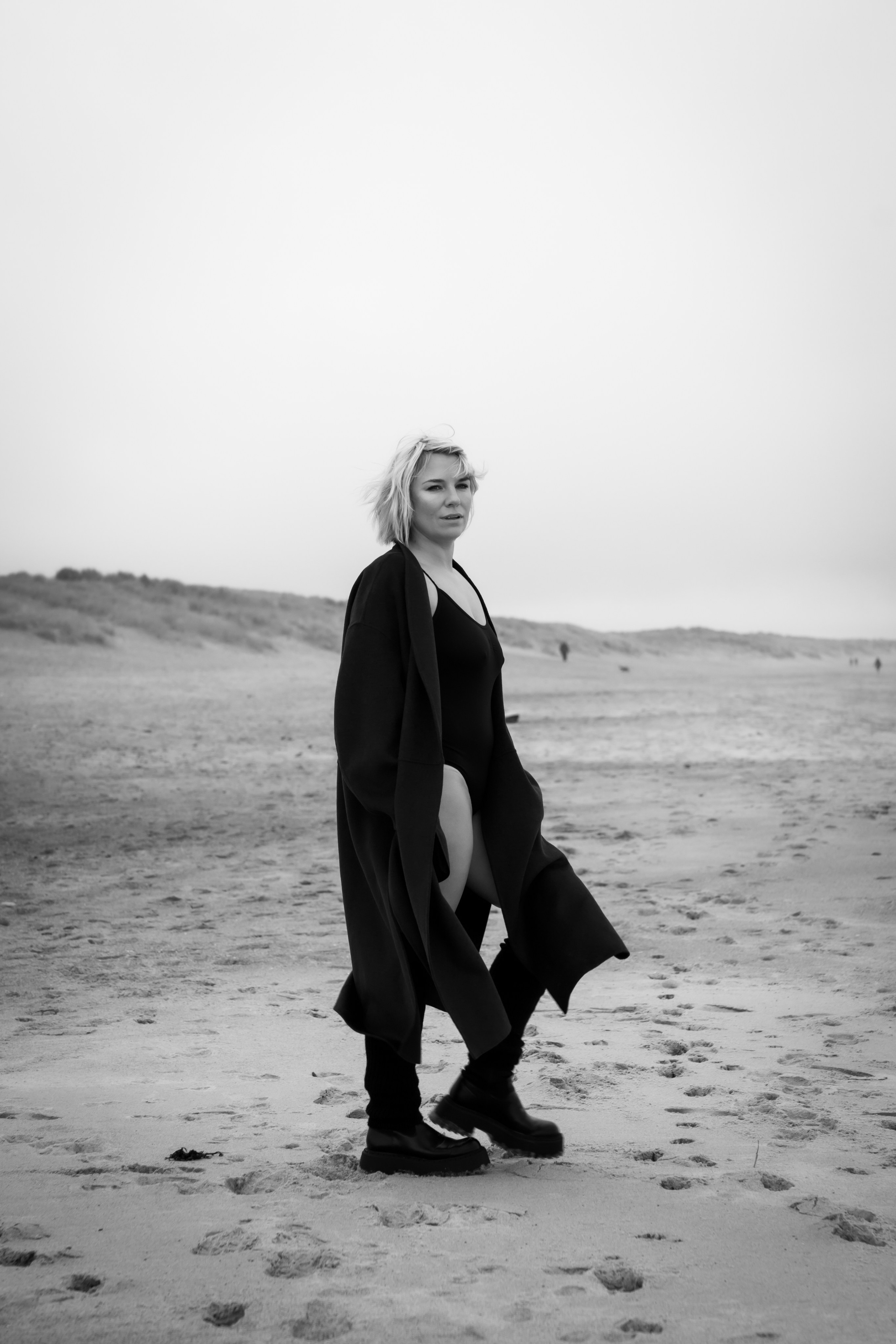 portrait photography, seaside photo session, Seaton Sluice, freedom to be yourself, body positive after 45