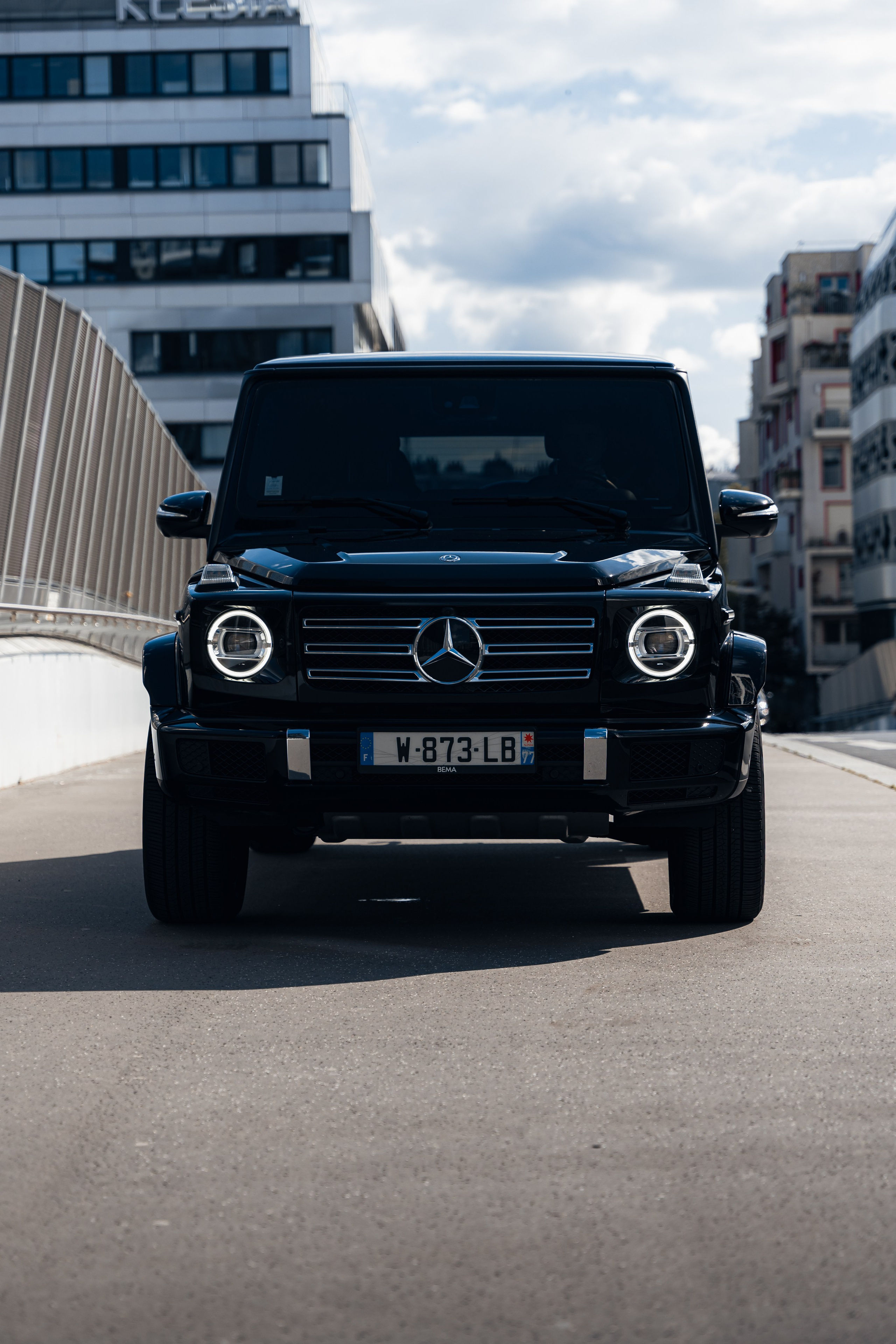 Mercedes-Benz G500. Photographe de voitures à Paris — Vitalii Motruk
