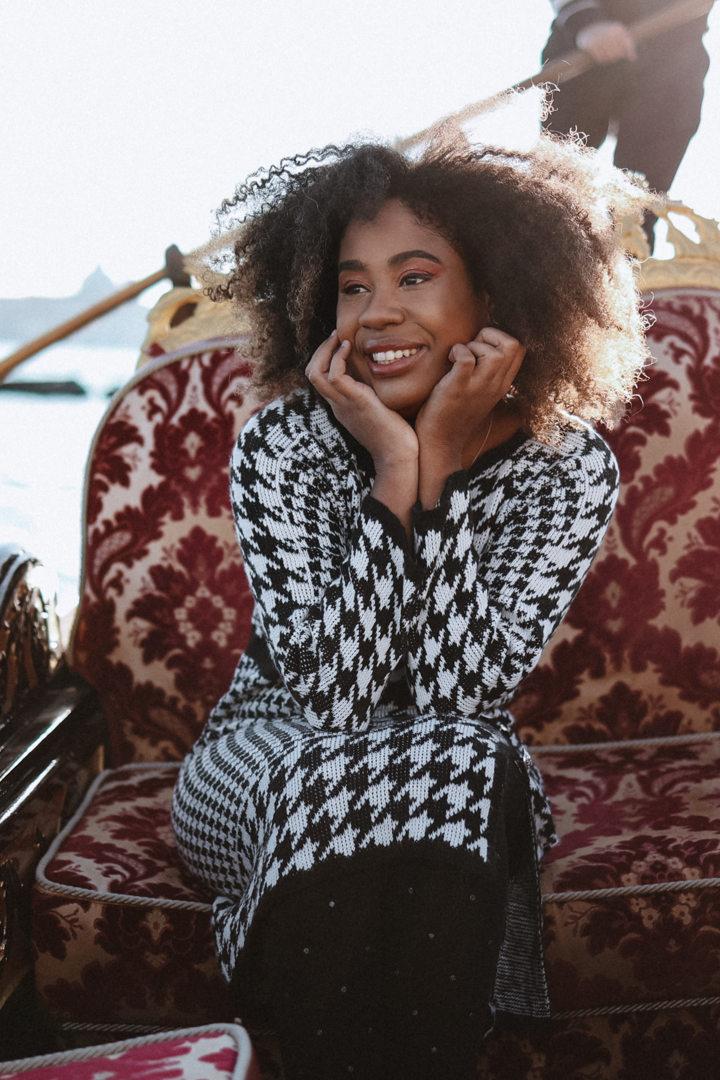 Travel blogger Gladys in Venice. Photographer in Venice, Viktoria Antonova