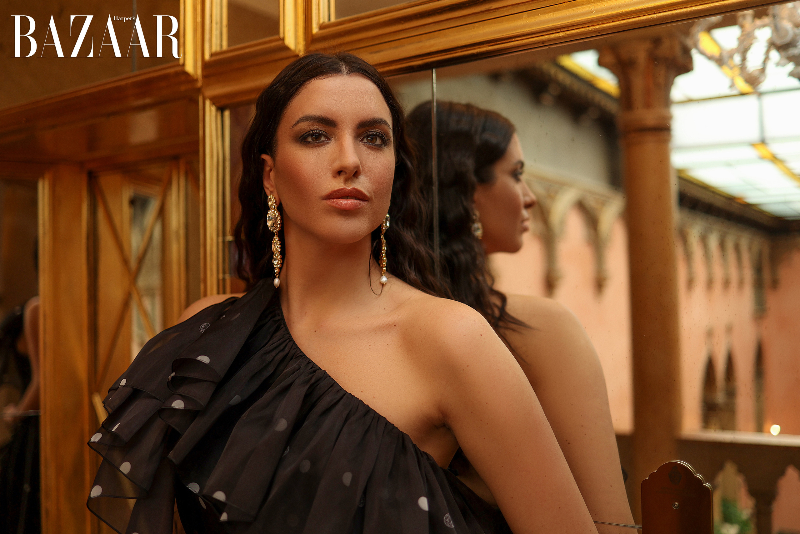 Cover story Harper’s BAZAAR. Photographer in Venice, Viktoria Antonova