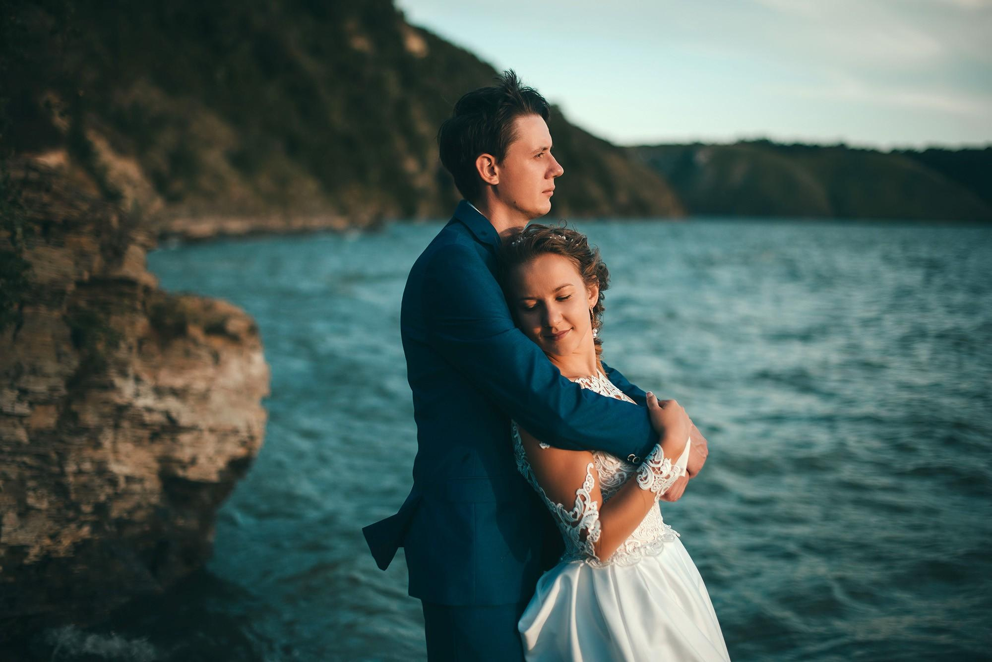 Traumhafte Hochzeitsbilder am Meer