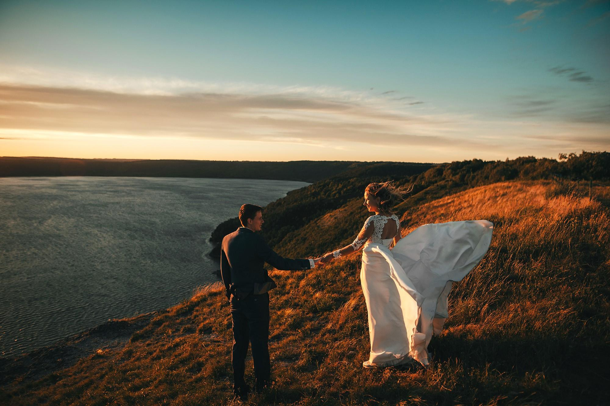Traumhafte Hochzeitsbilder am Meer