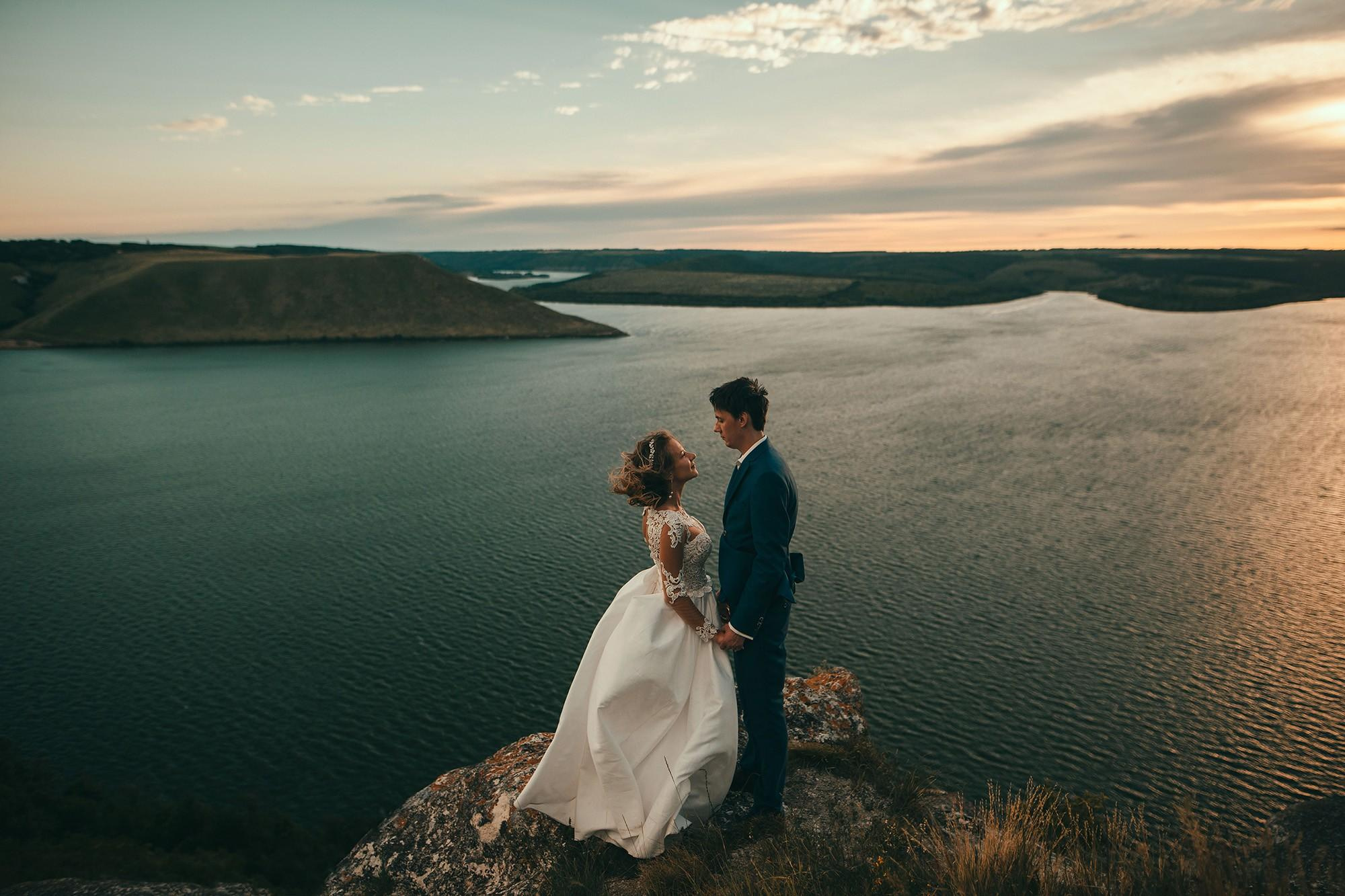 Traumhafte Hochzeitsbilder am Meer