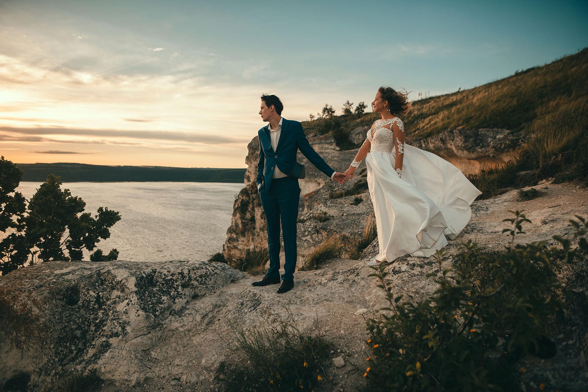 Traumhafte Hochzeitsbilder am Meer