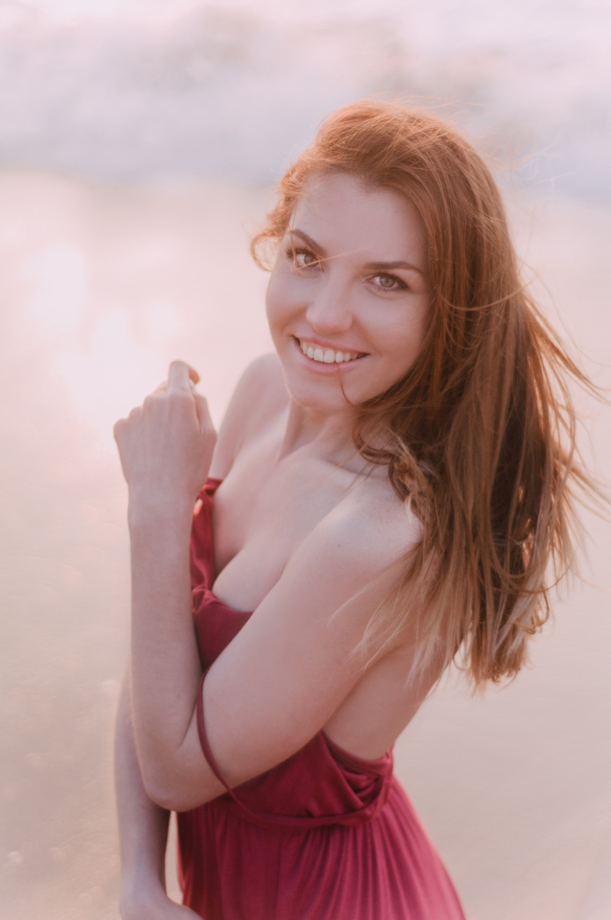 Kate photoshoot at the sea. Photographer Rouen, France