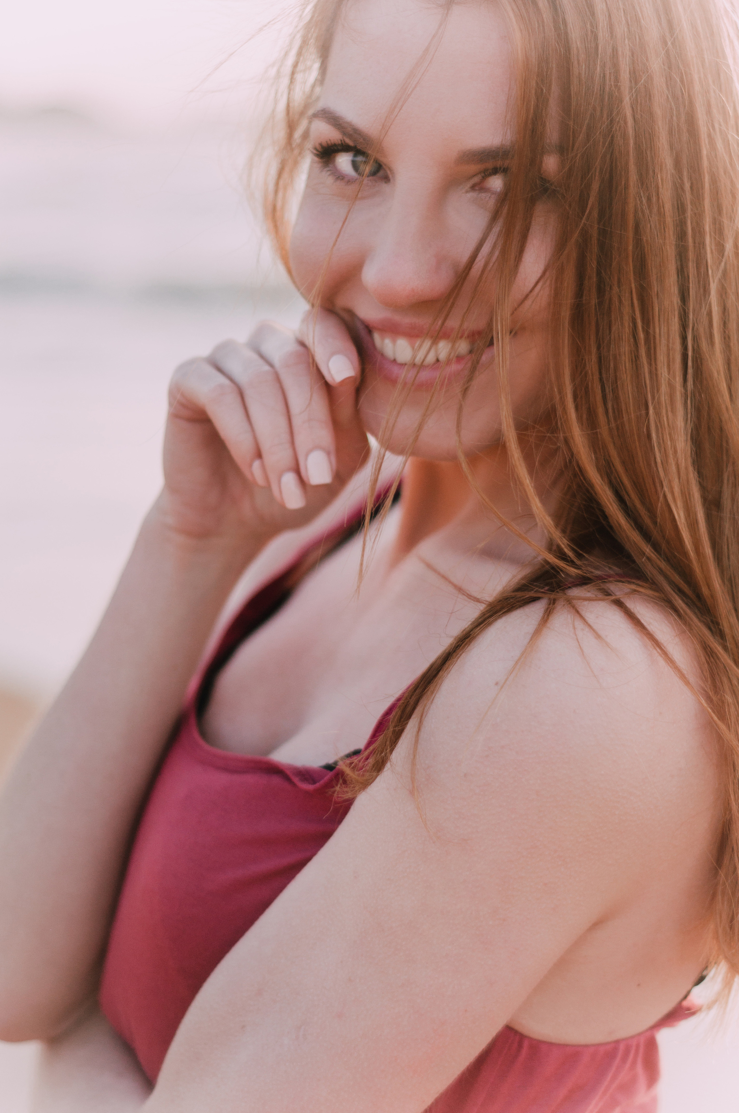 Kate photoshoot at the sea. Photographer Rouen, France