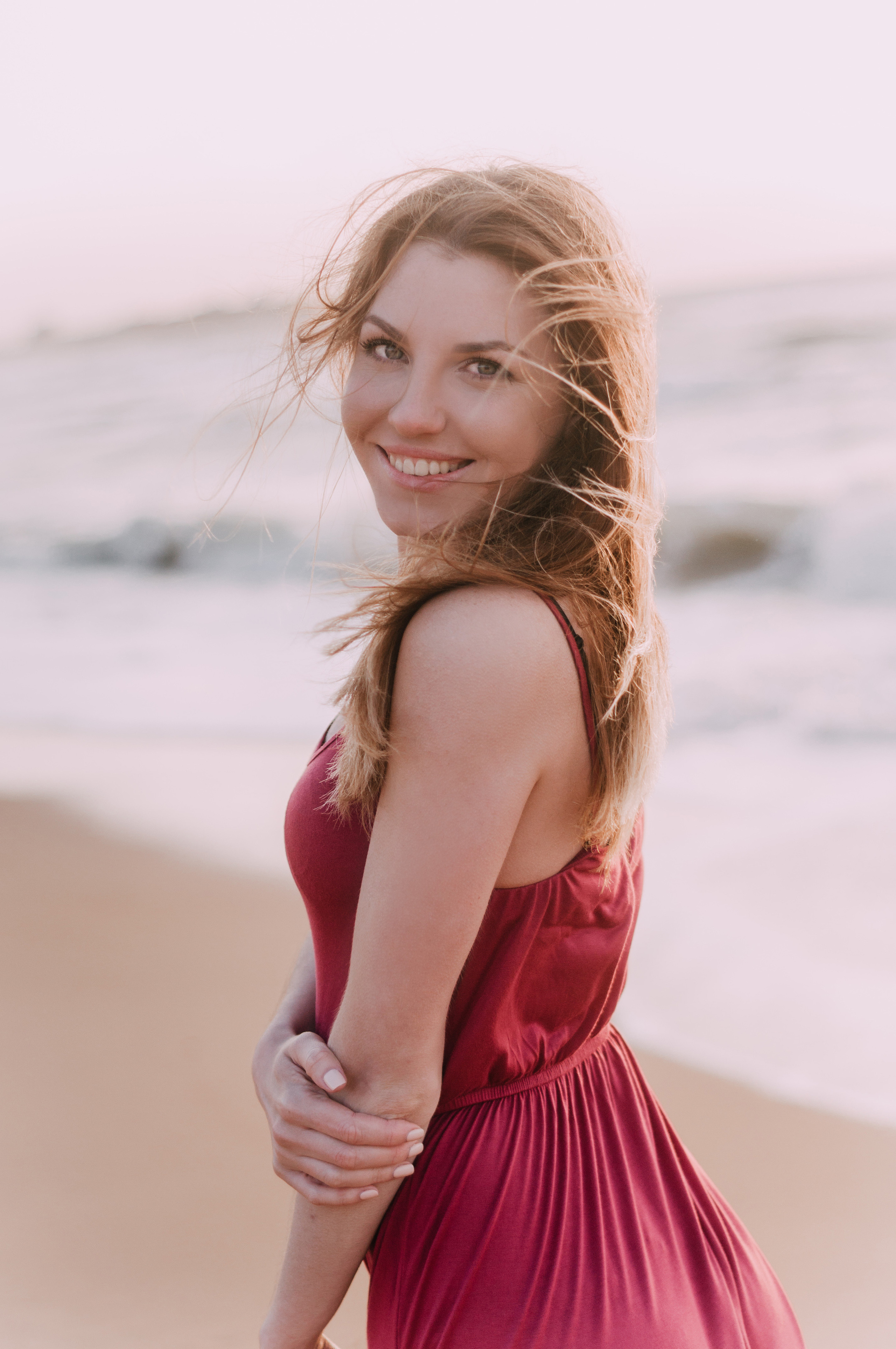 Kate photoshoot at the sea. Photographer Rouen, France