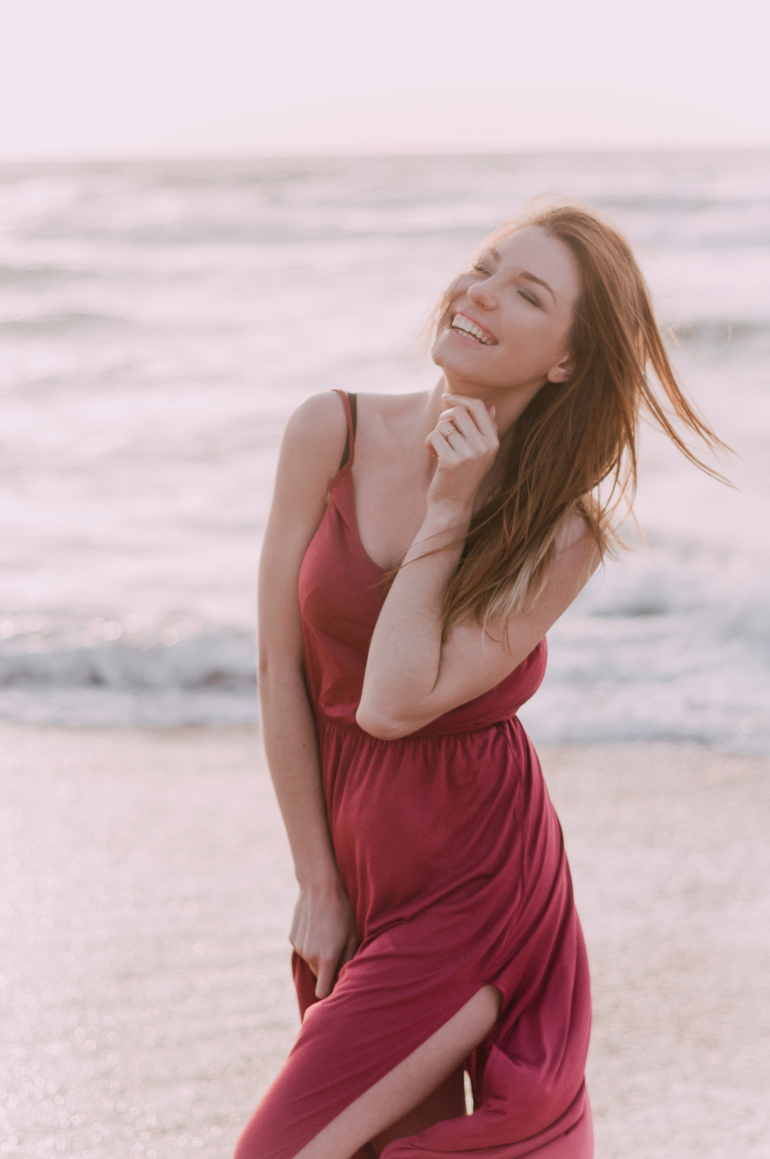 Kate photoshoot at the sea. Photographer Rouen, France
