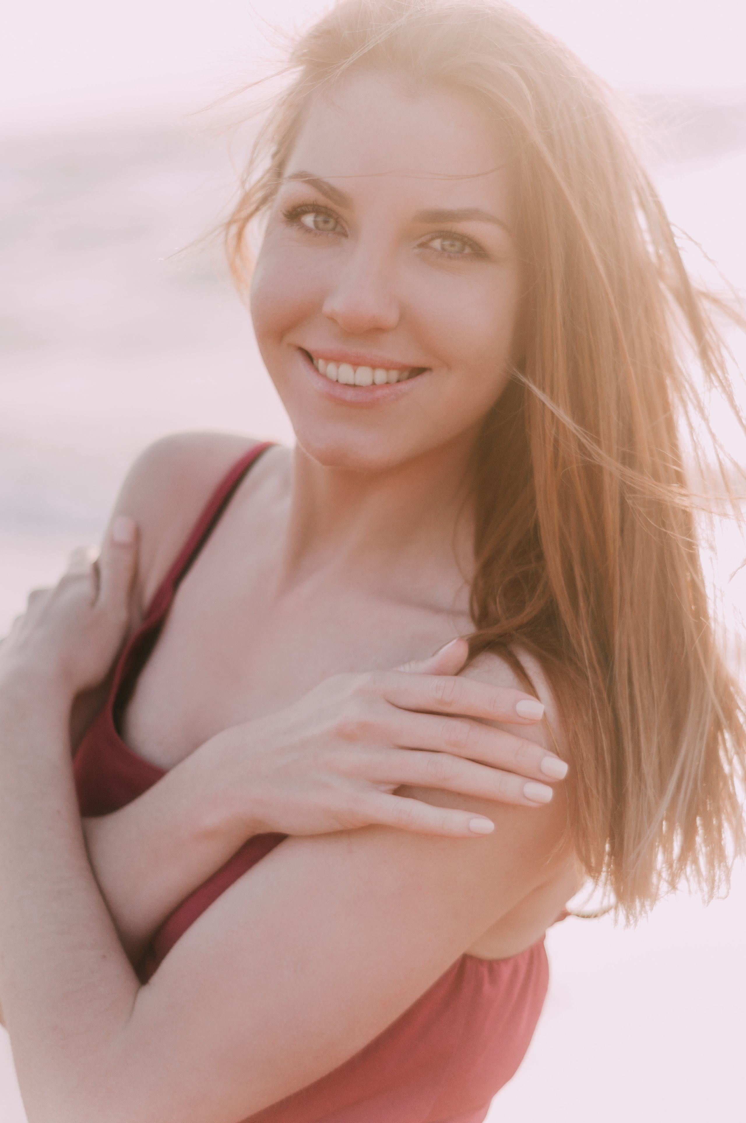 Kate photoshoot at the sea. Photographer Rouen, France