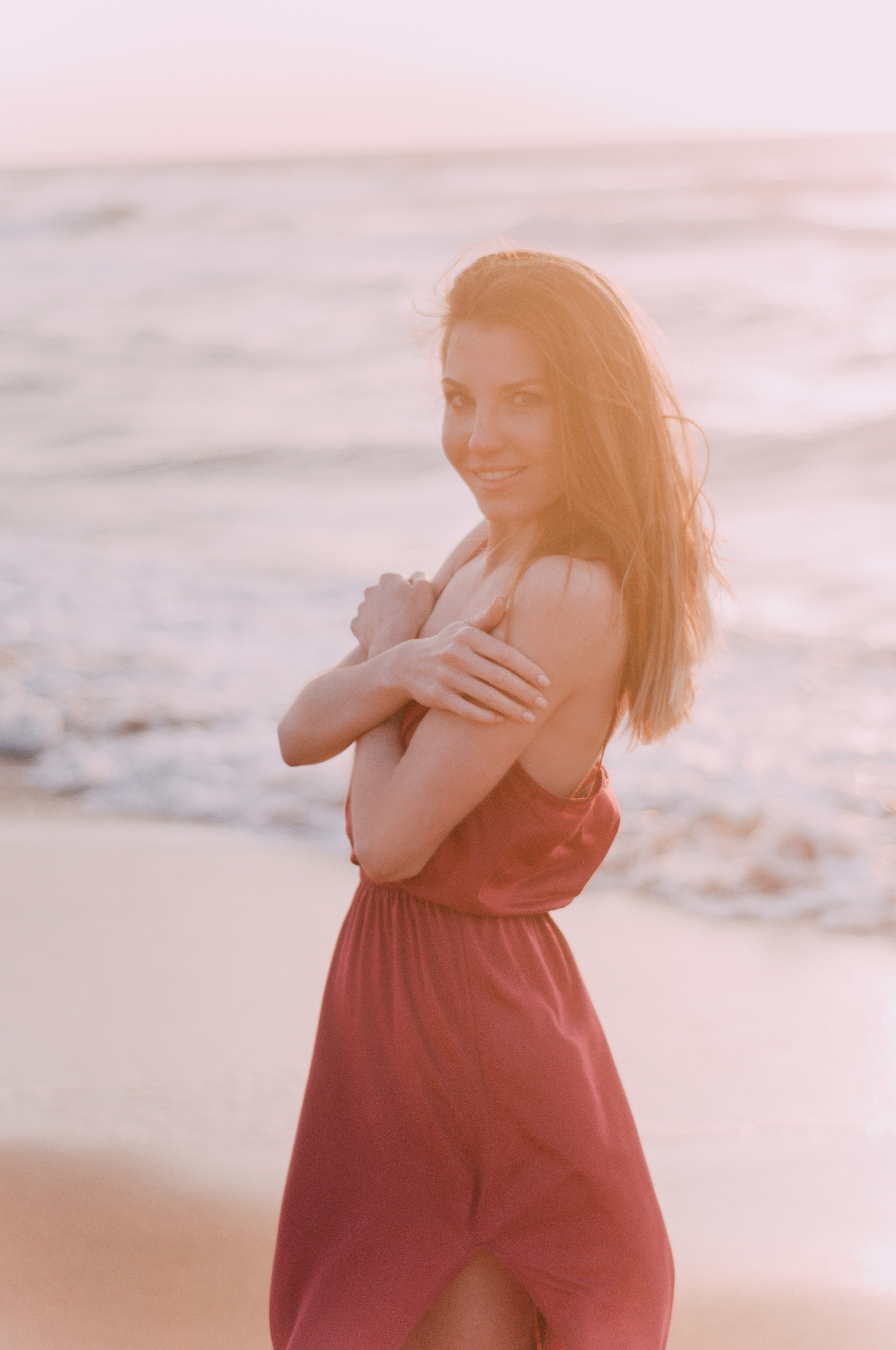 Kate photoshoot at the sea. Photographer Rouen, France