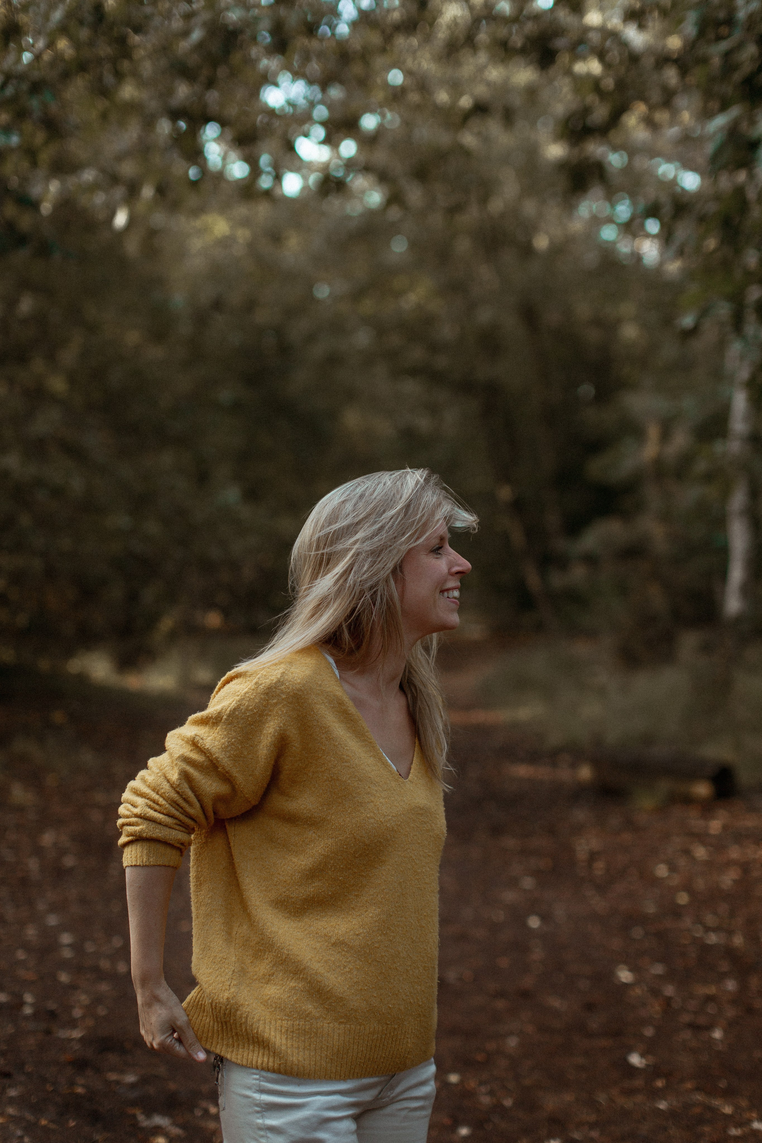 Paula. Walk in Strabrechtse Heide. True self