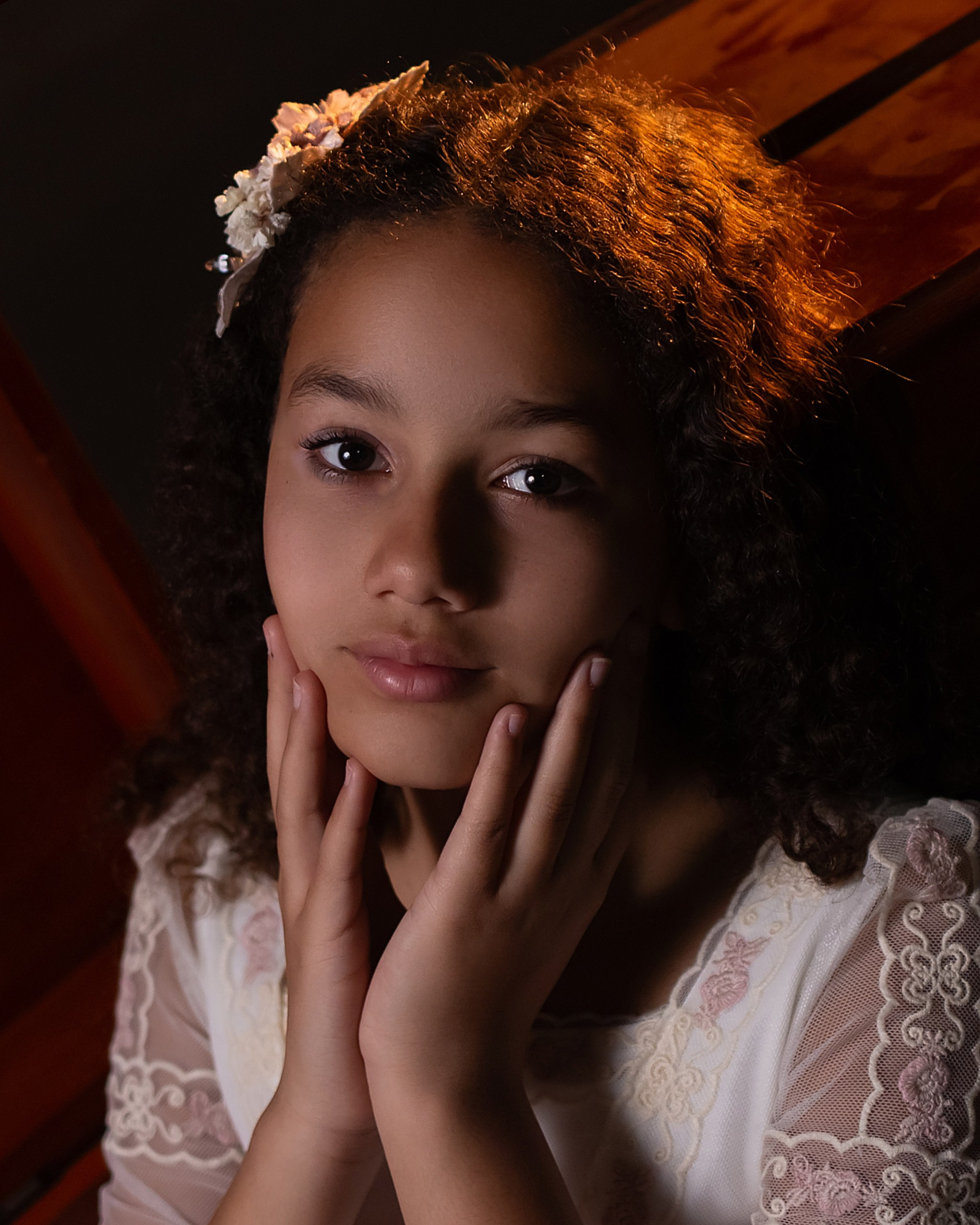 Comunión en el estudio. Fotógrafa profesional en España