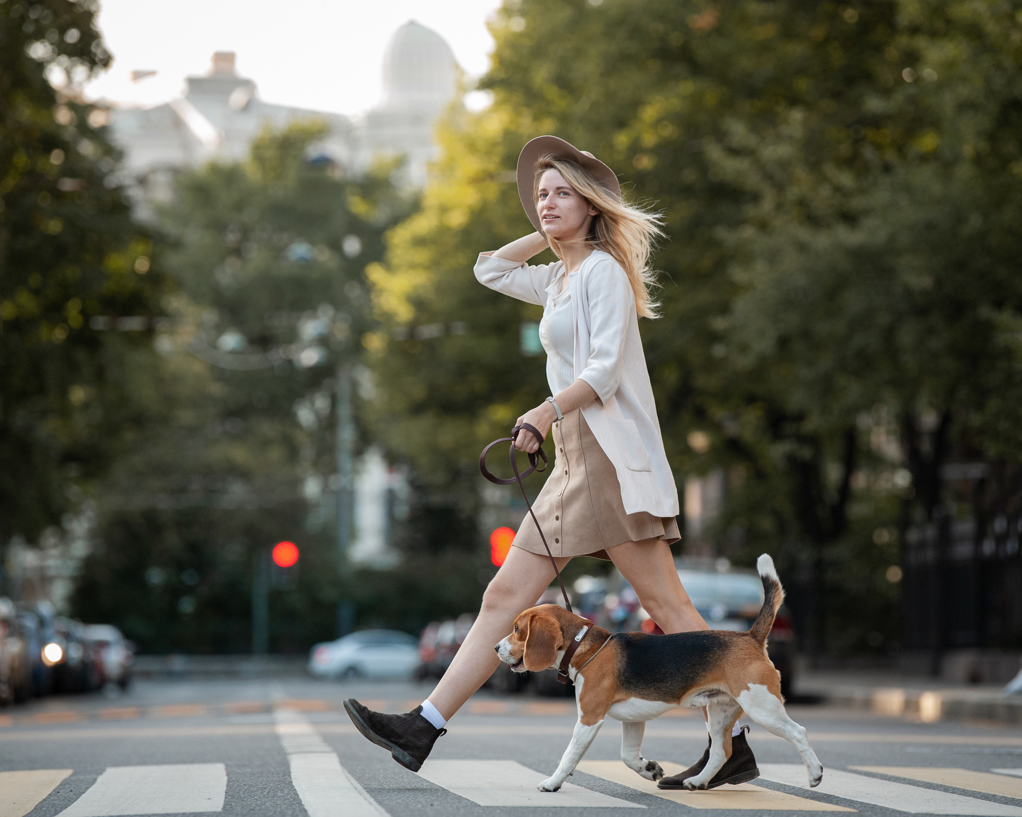 Фотопрогулки с собакой. Фотограф в Белграде Таня Асфирь